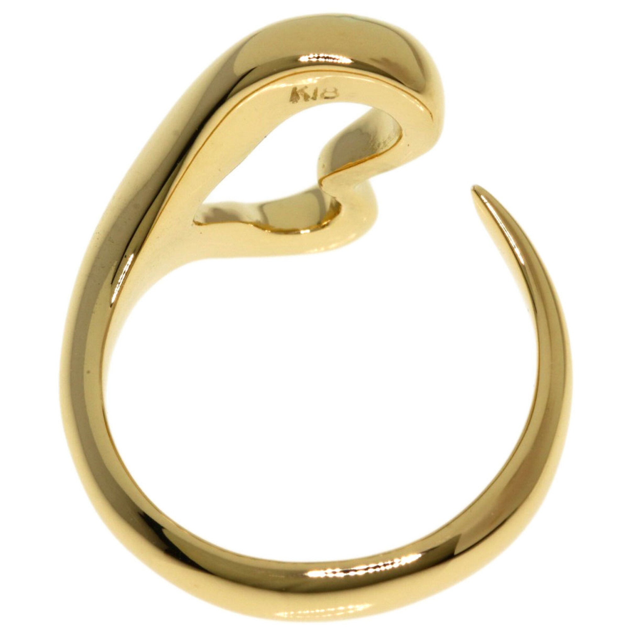 Tiffany Open Heart Yellow Gold (18K) Band Ring (Pre-Owned)