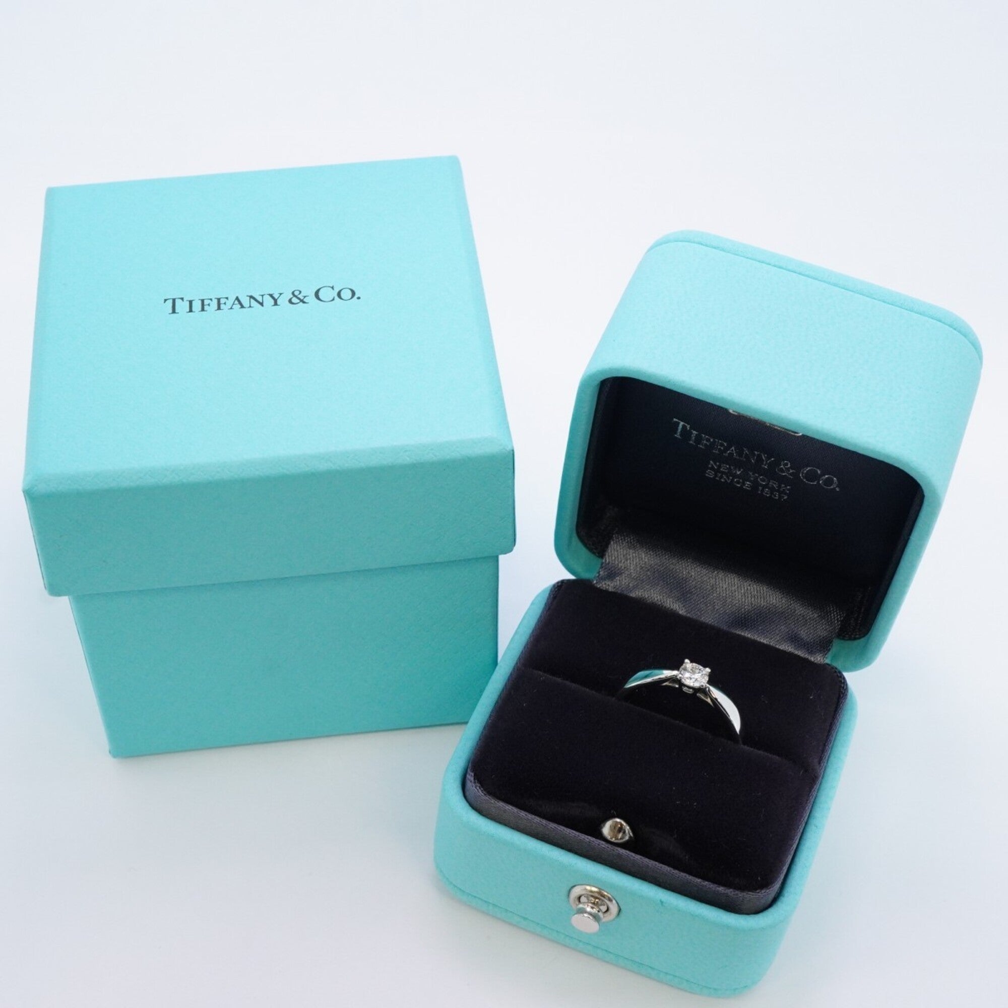 Tiffany Platinum 950 Band Ring (Pre-Owned)