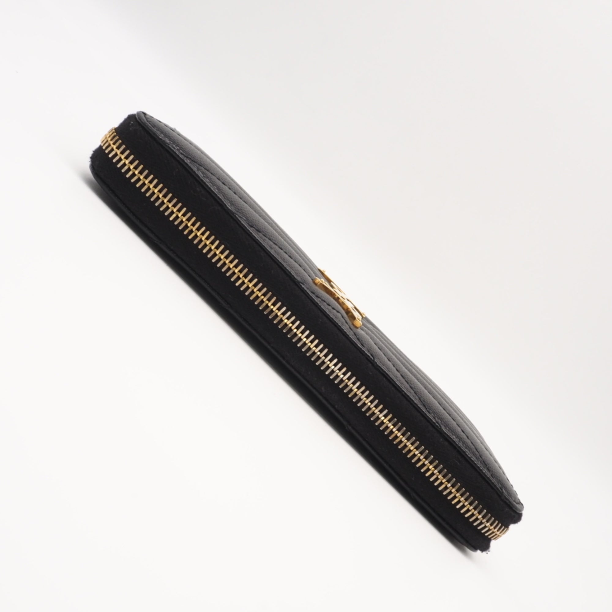 Saint Laurent Black Long Wallet (Bi-Fold) (Pre-Owned)