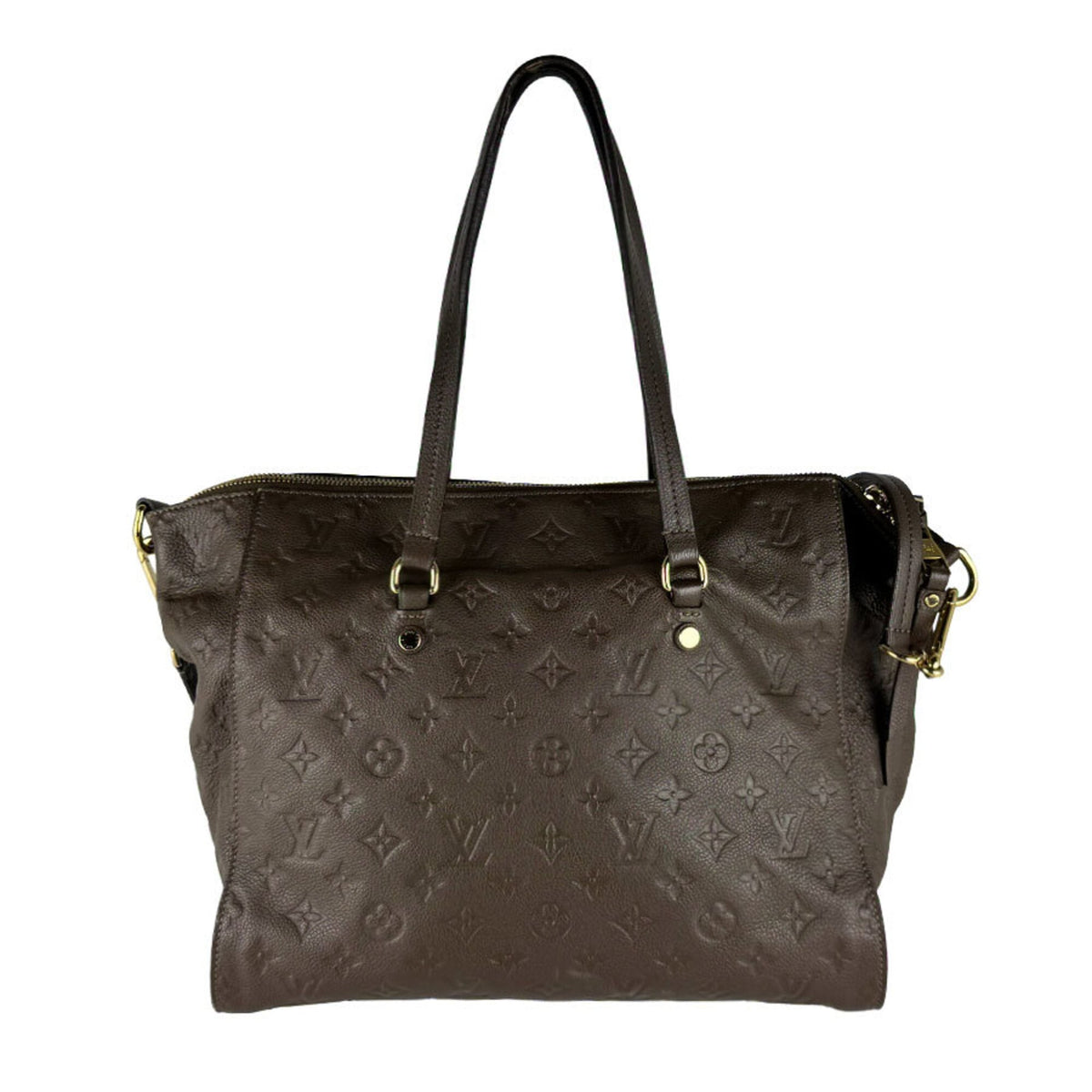 Louis Vuitton Brown Monogram Empreinte Handbag Shoulder Bag (Pre-Owned)