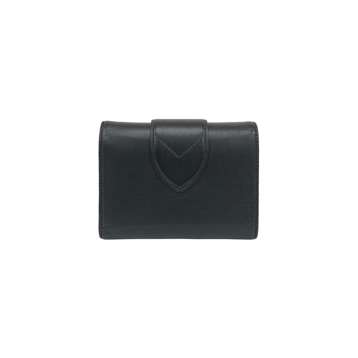 Louis Vuitton Black Pink Leather Wallet (Tri-Fold) (Pre-Owned)