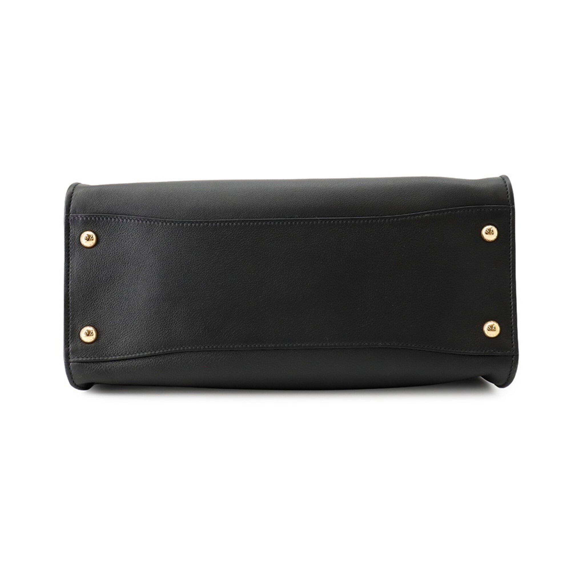 Prada Black Leather Tote Bag (Pre-Owned)