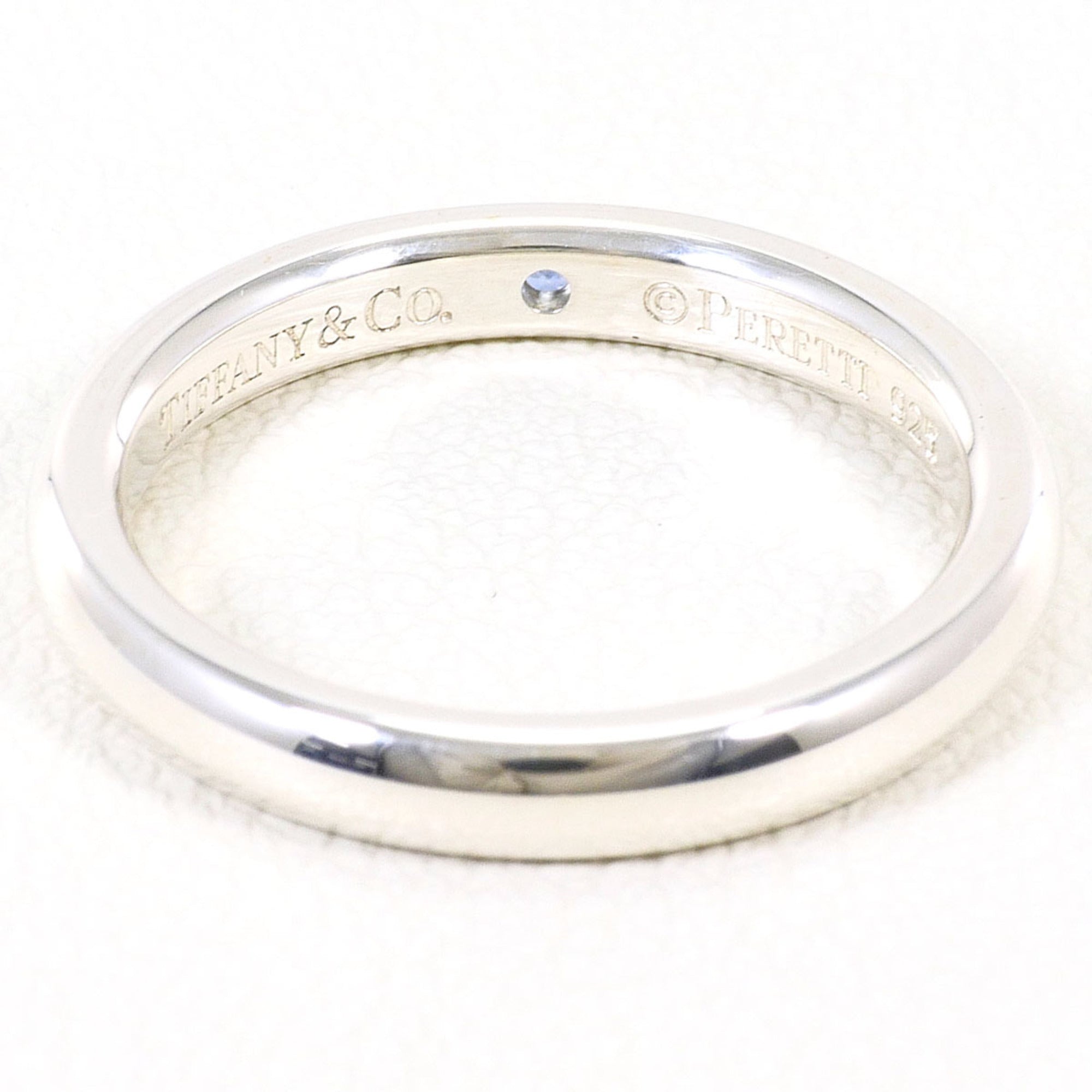 Tiffany Silver Silver 925 Band Ring (Pre-Owned)