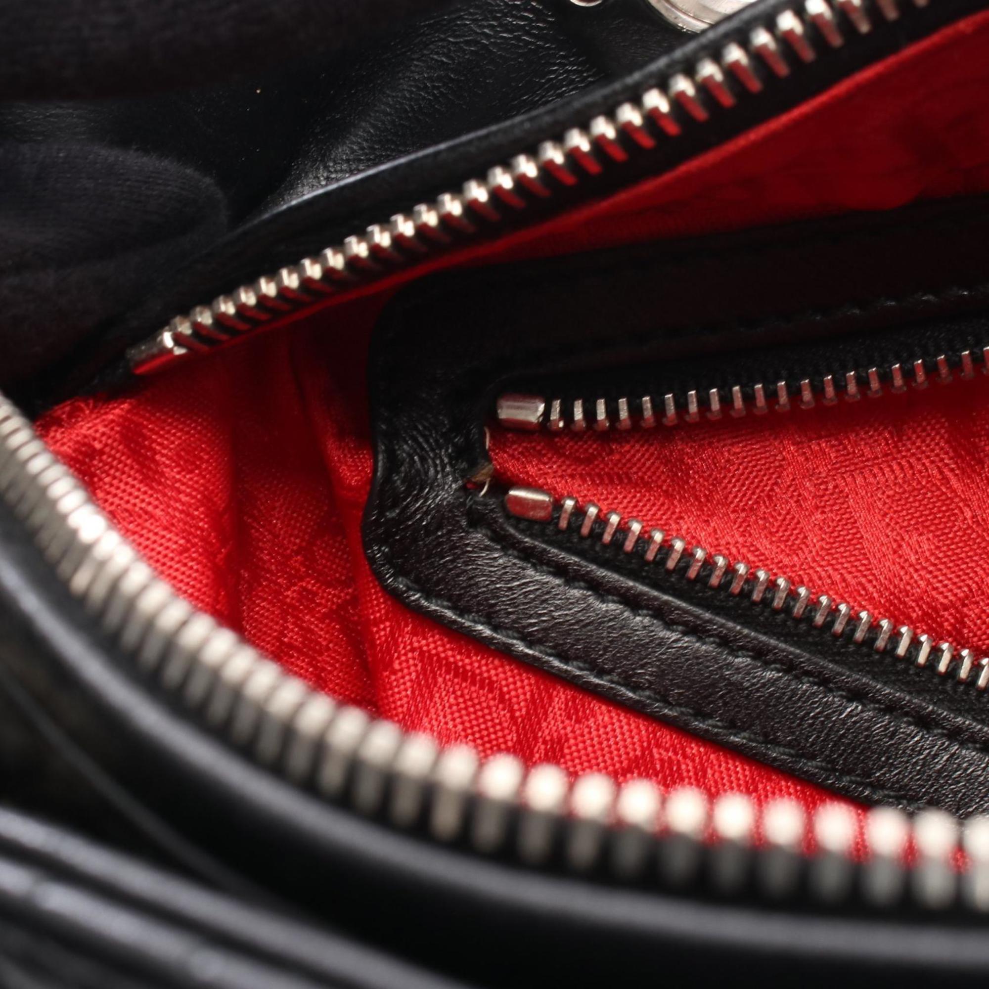 Christian Dior Black Leather Handbag (Pre-Owned)