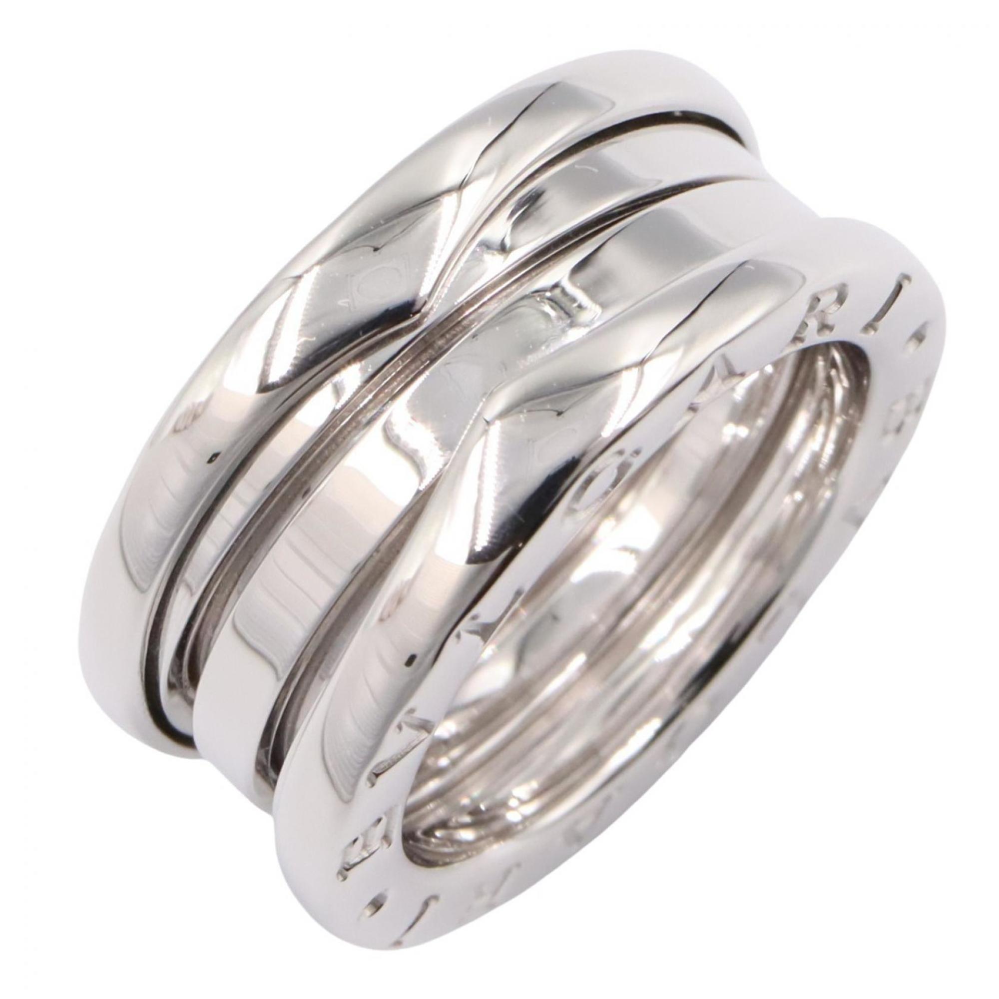 Bvlgari Silver White Gold (18K) Band Ring (Pre-Owned)
