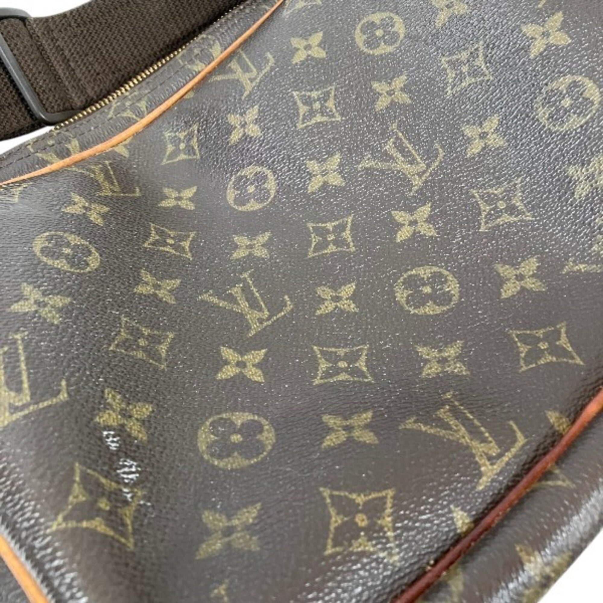 Louis Vuitton Brown Pvc Handbag Shoulder Bag (Pre-Owned)