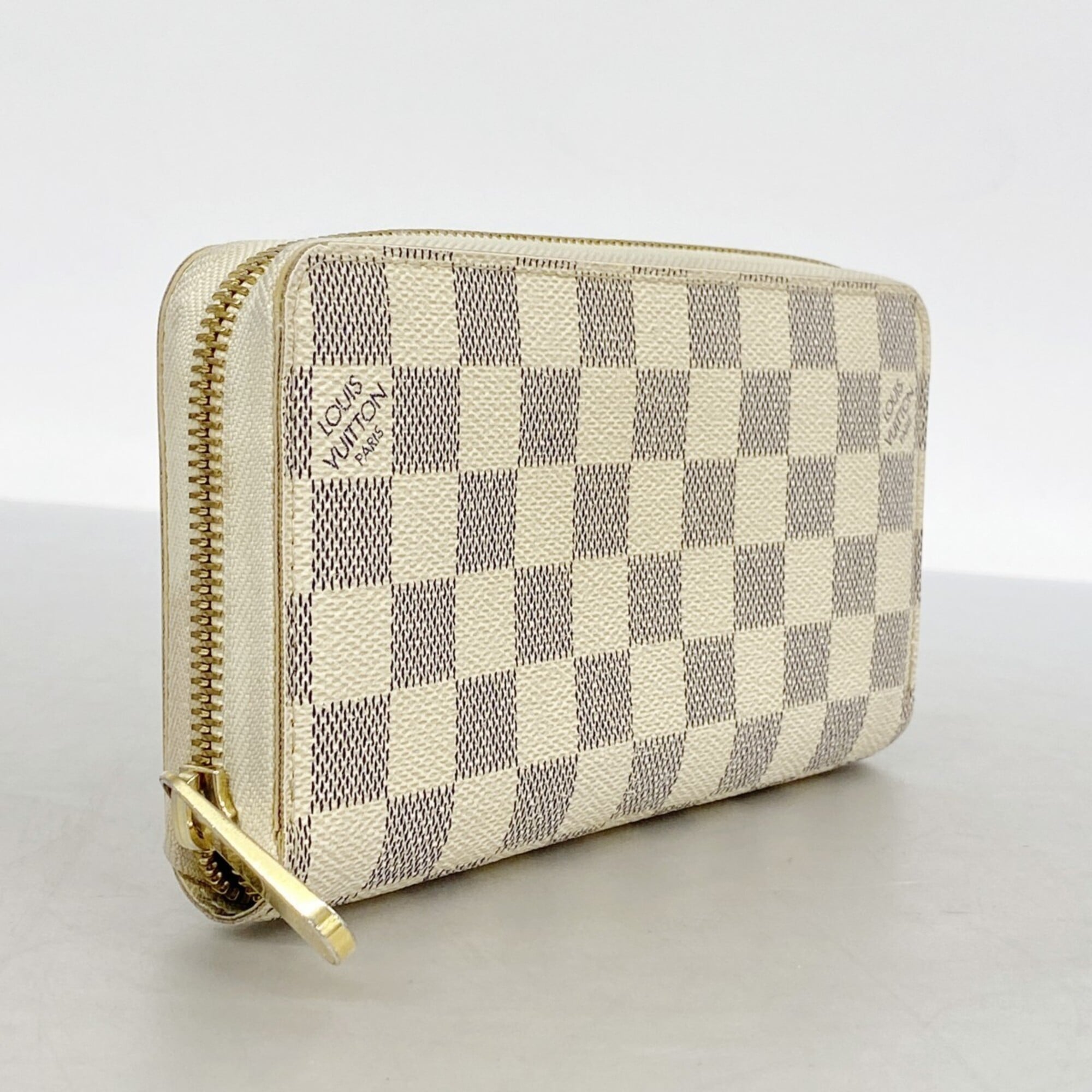 Louis Vuitton White Long Wallet (Bi-Fold) (Pre-Owned)