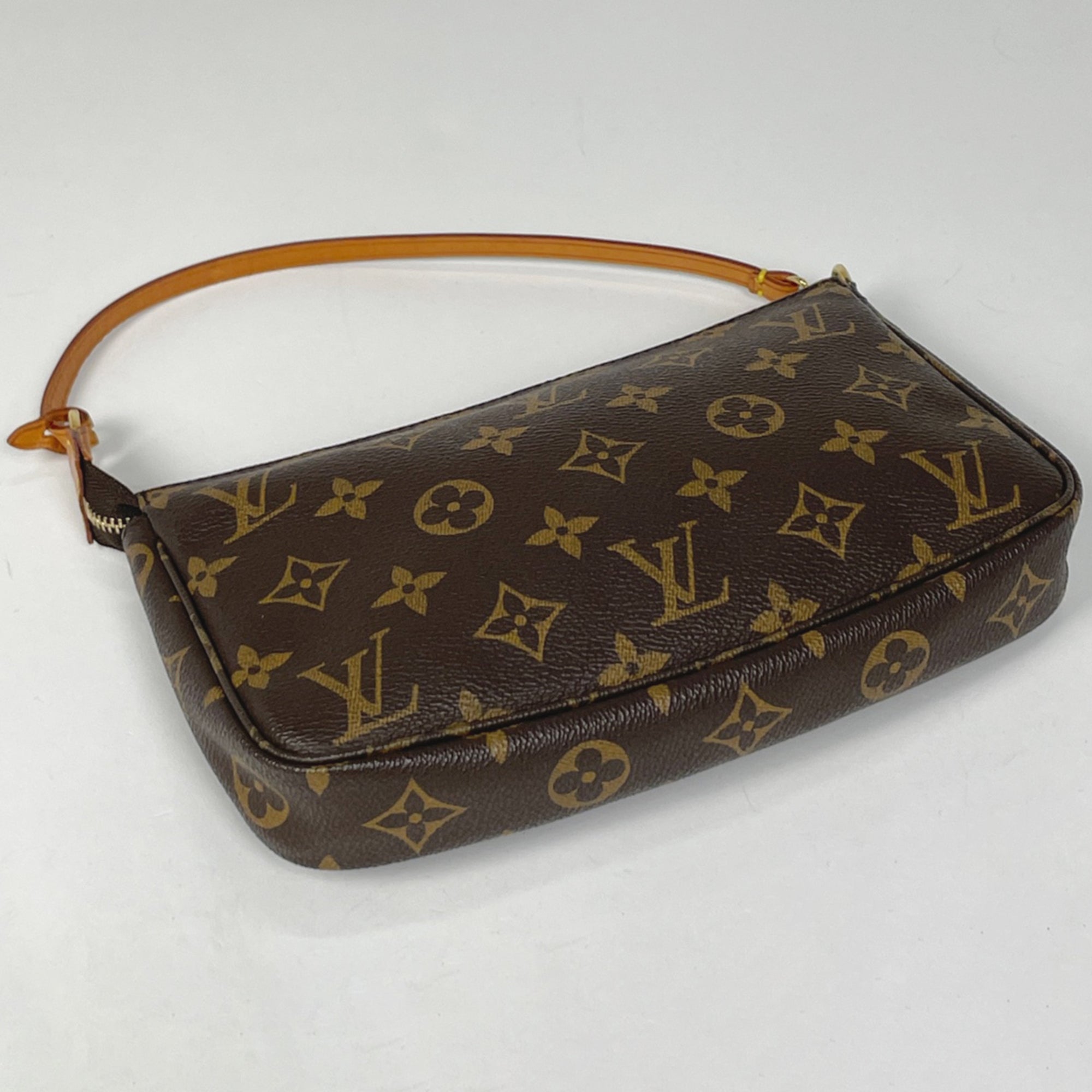 Louis Vuitton Monogram Brown Monogram Pochette (Pre-Owned)