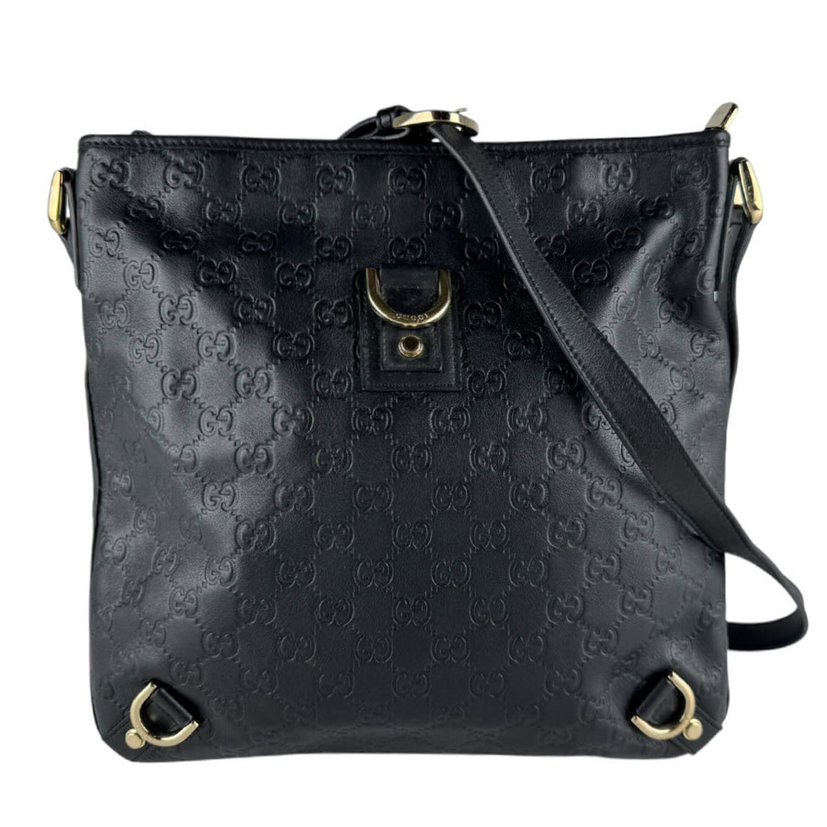 Gucci Black Leather Shoulder Bag (Pre-Owned)