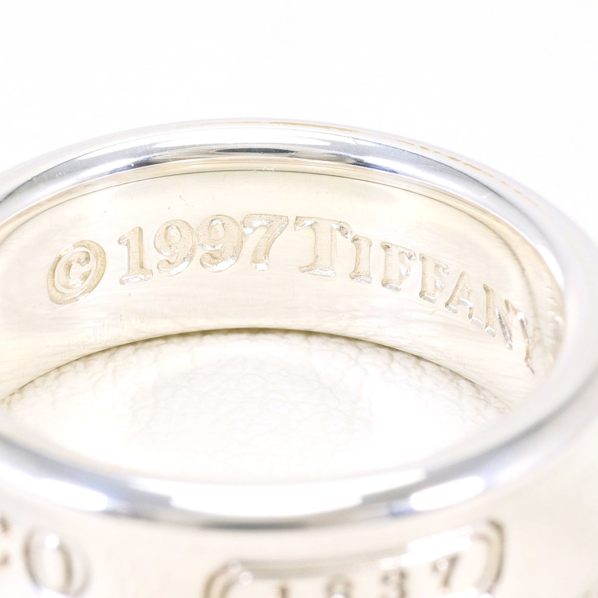 Tiffany Silver Silver 925 Band Ring (Pre-Owned)