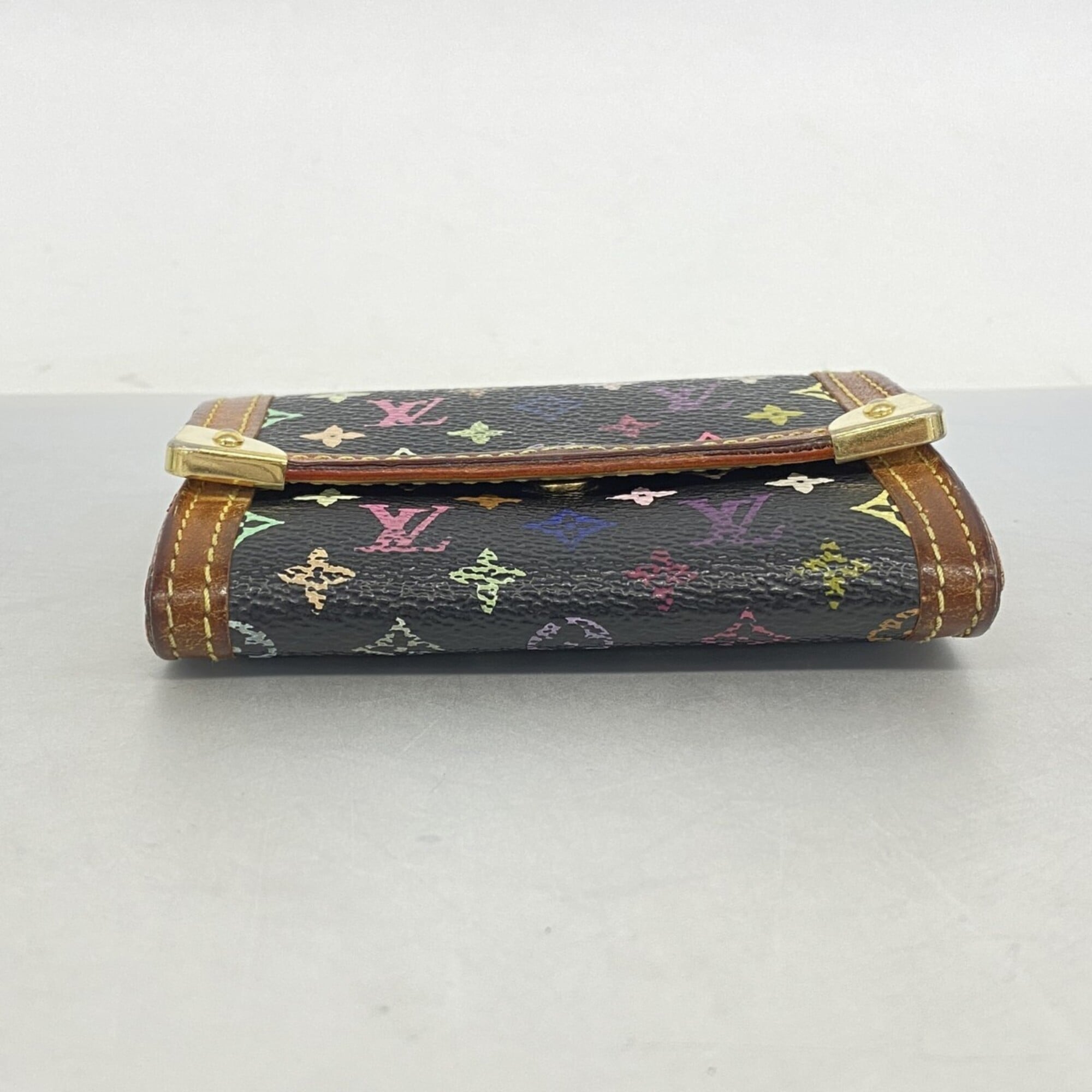 Louis Vuitton Noir Coin Purse/Coin Case (Pre-Owned)