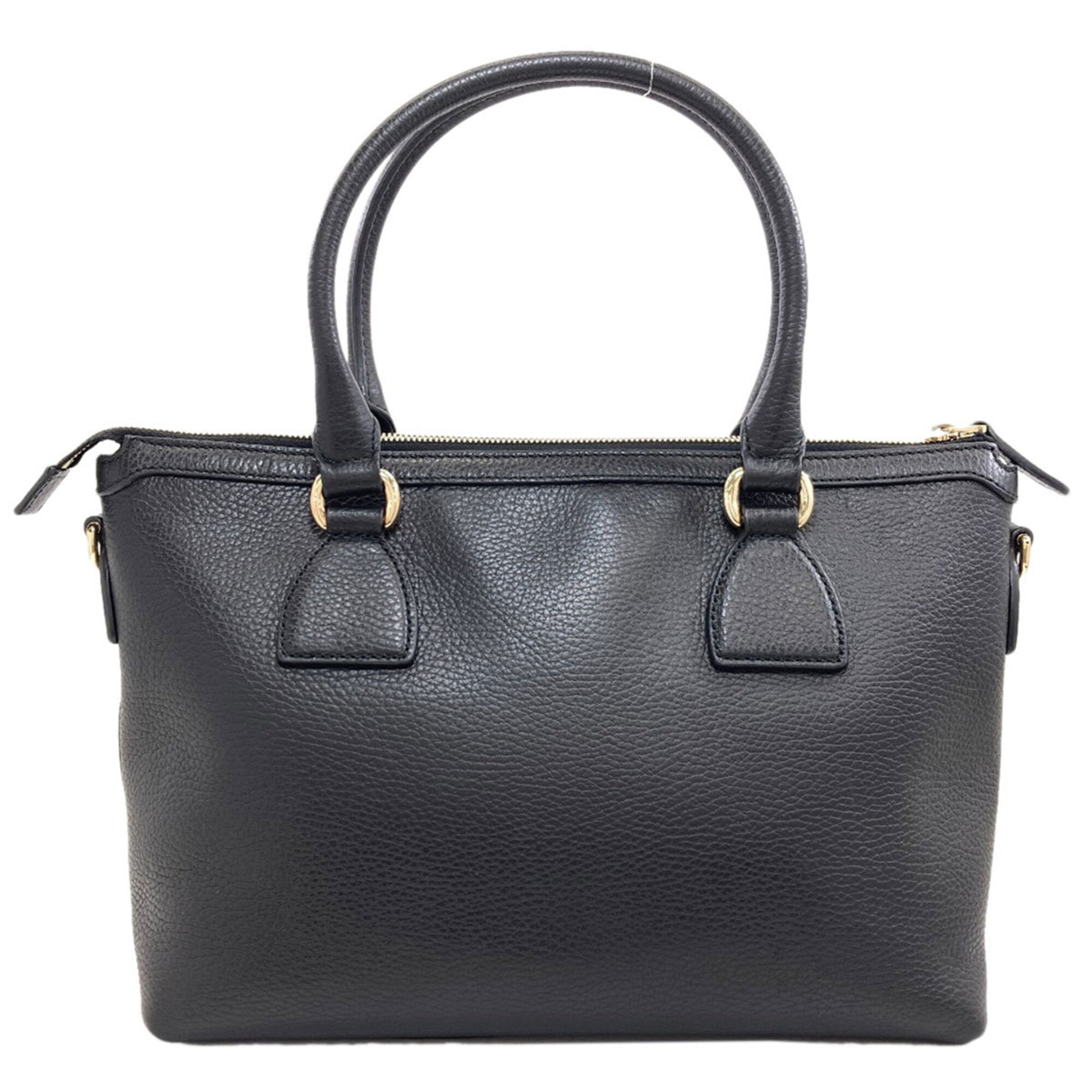 Gucci Black Leather Handbag (Pre-Owned)