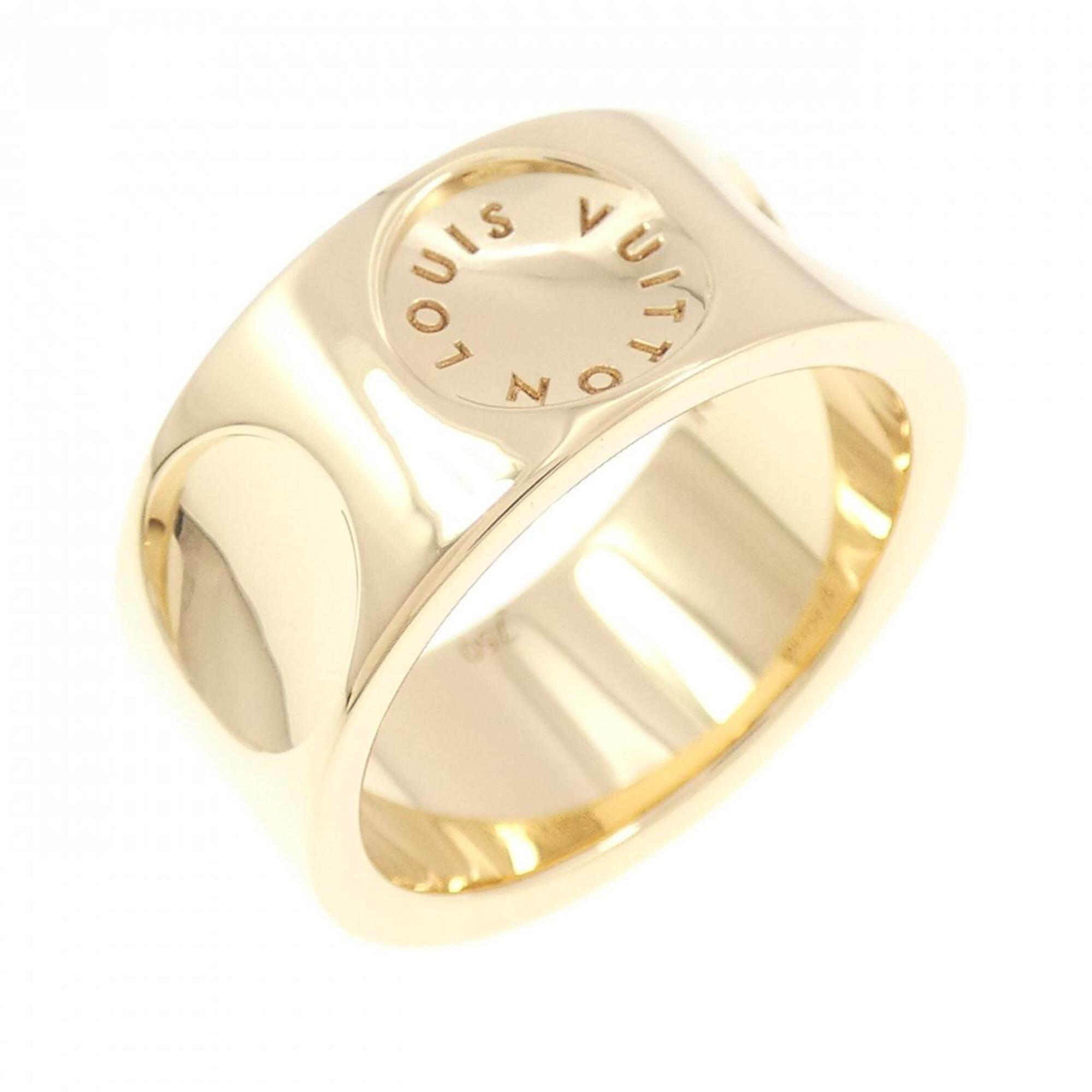 Louis Vuitton Yellow Gold Yellow Gold (18K) Band Ring (Pre-Owned)
