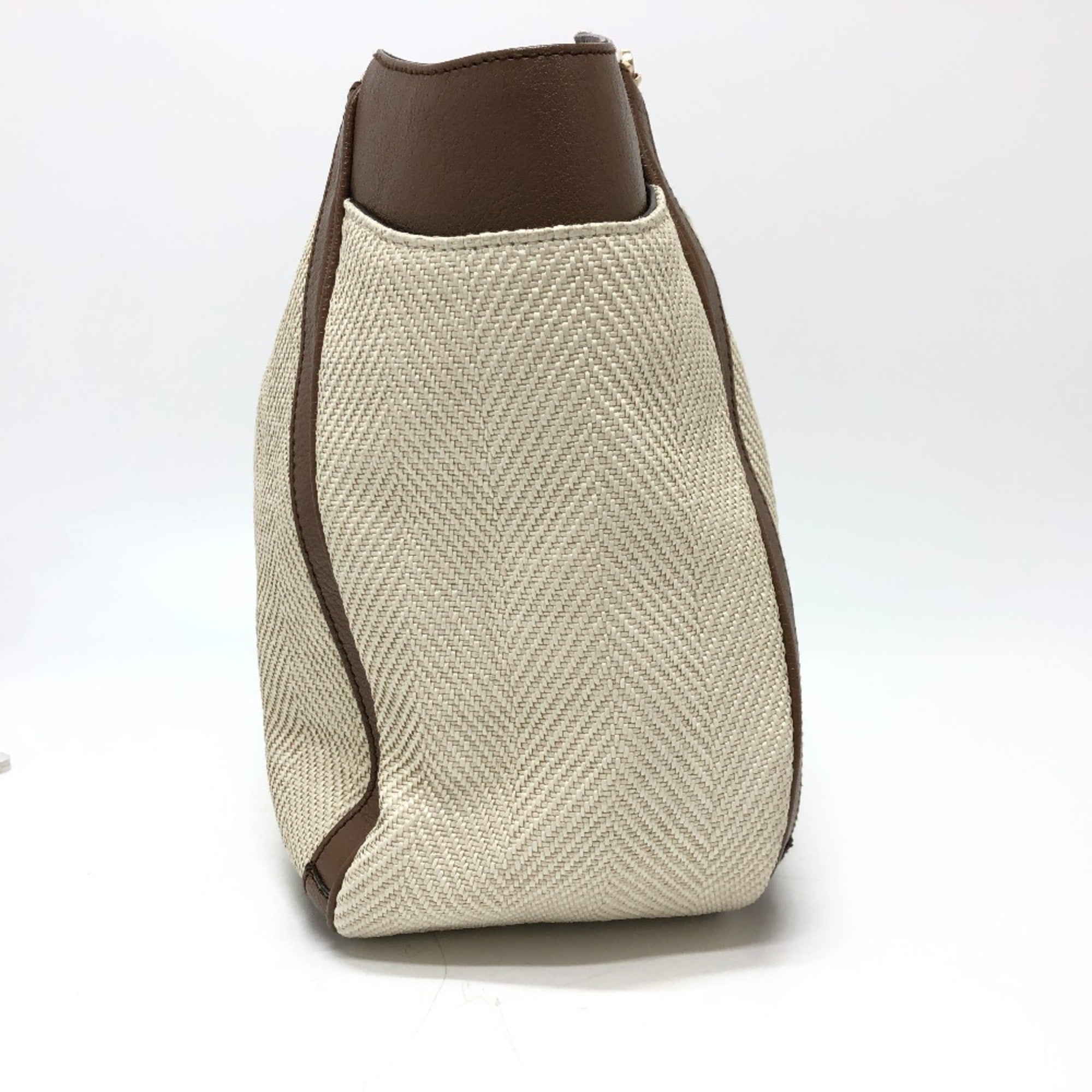 Salvatore Ferragamo Beige Canvas Tote Bag (Pre-Owned)
