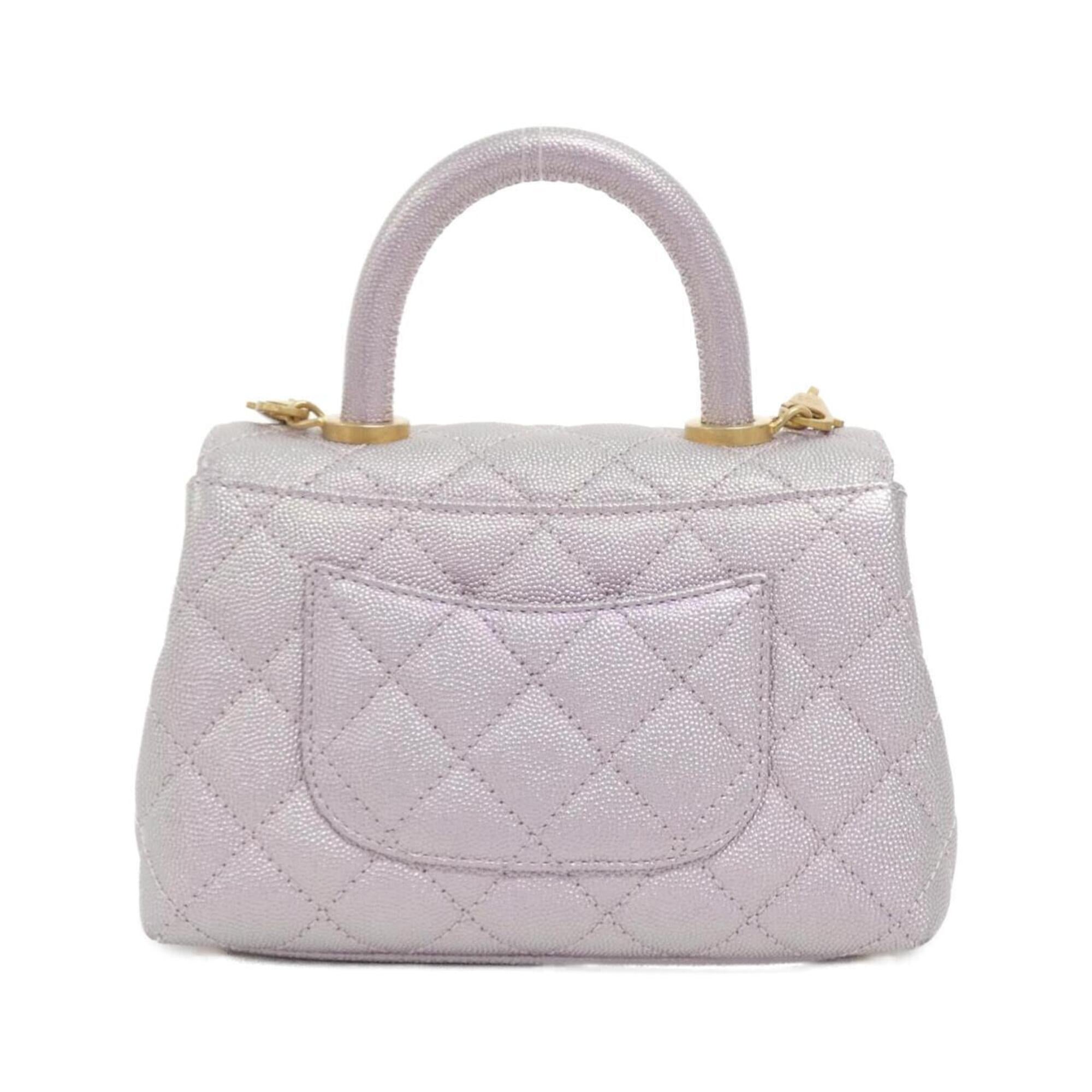 Chanel Pink Leather Handbag (Pre-Owned)