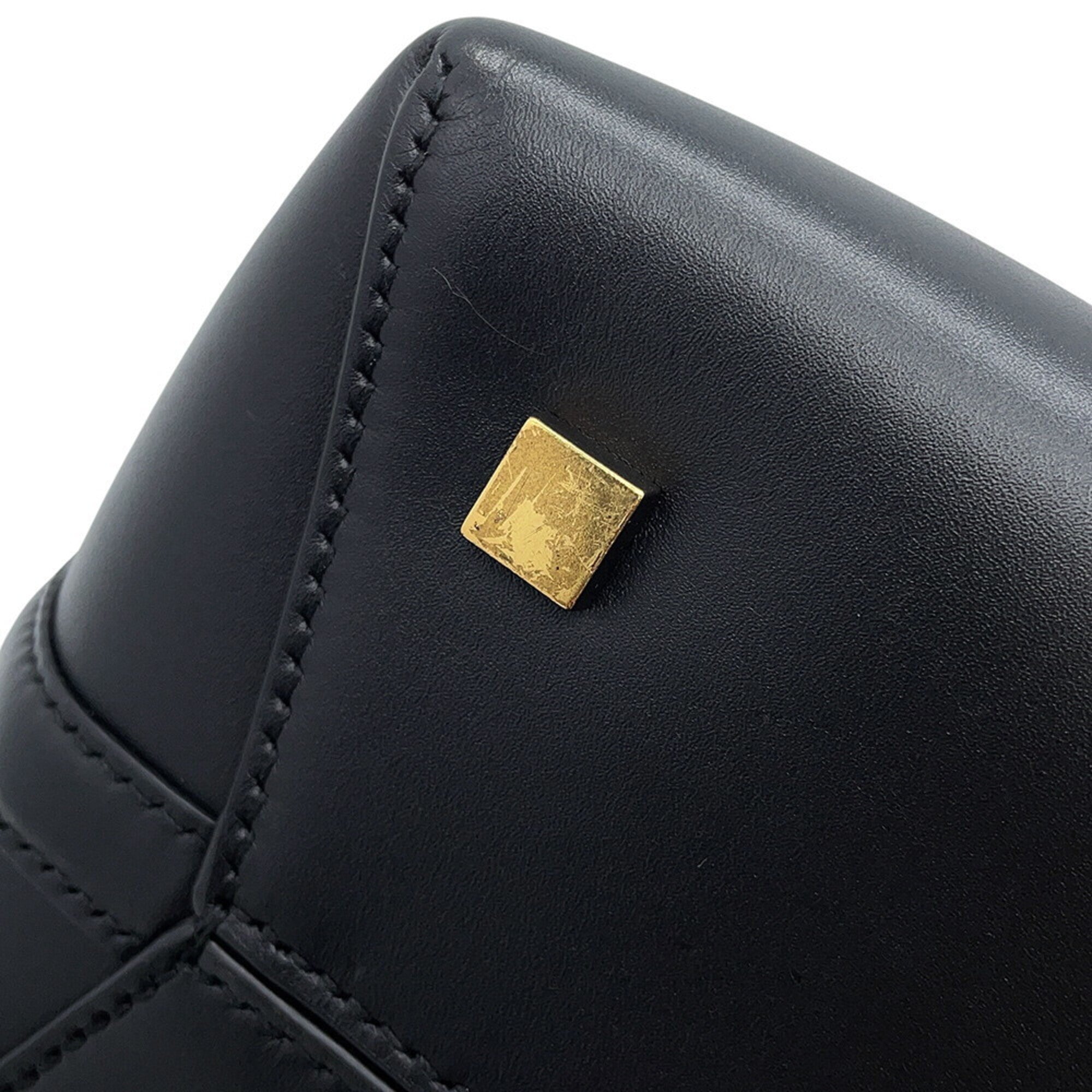 Yves Saint Laurent Black Leather Handbag (Pre-Owned)