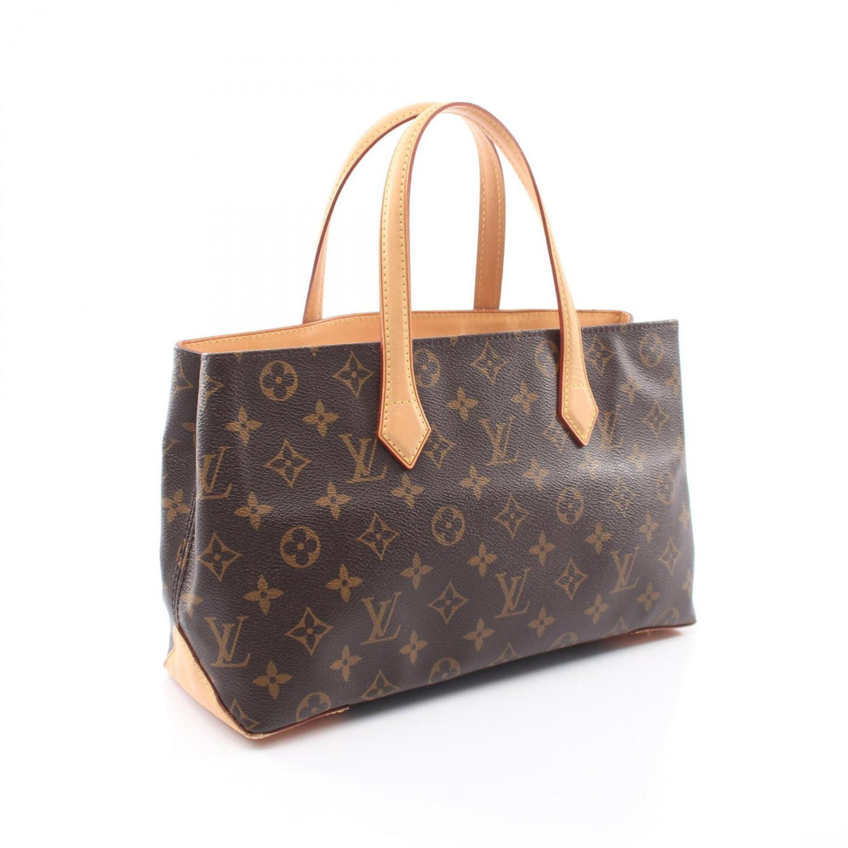 Louis Vuitton Brown Monogram Coated Canvas Leather Handbag (Pre-Owned)