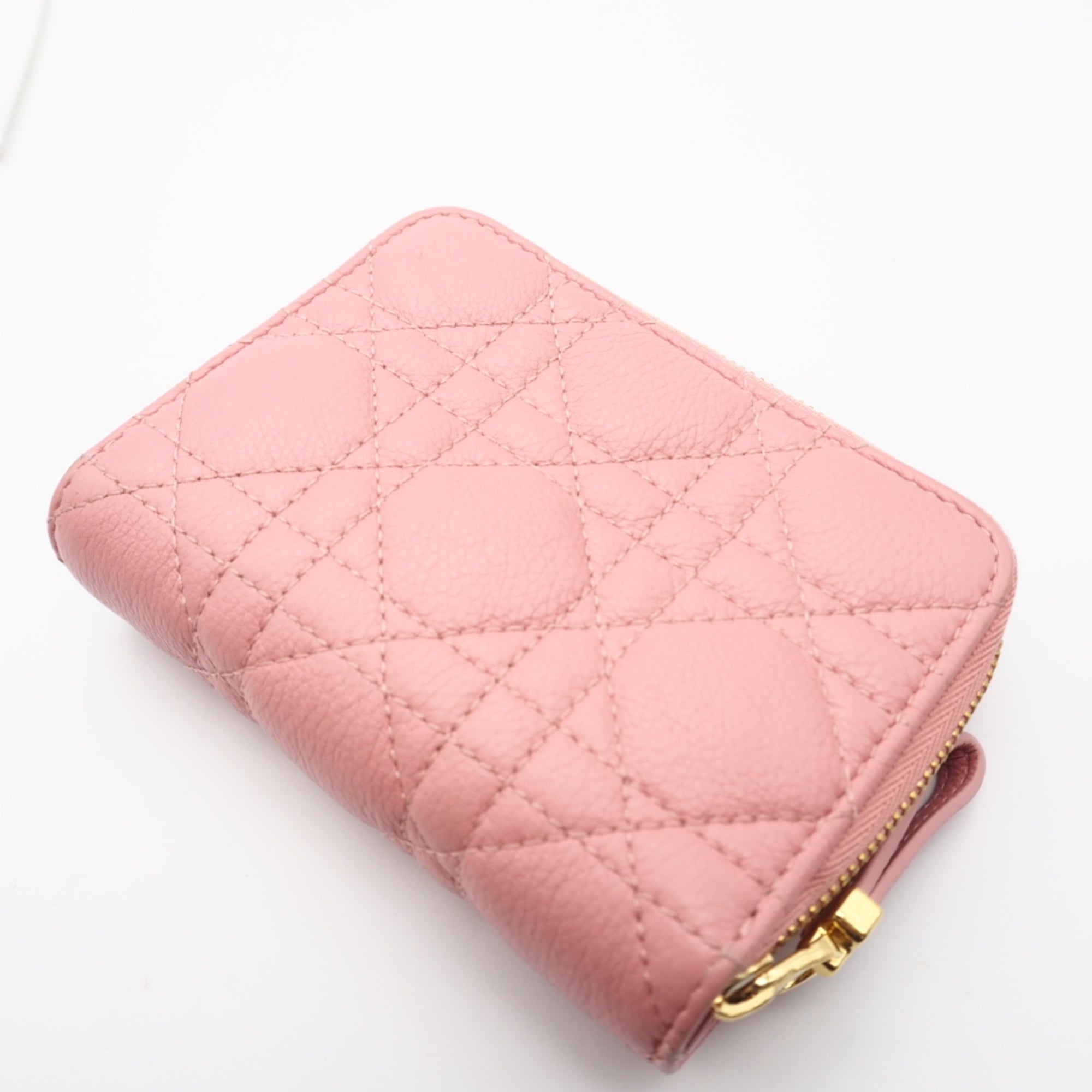 Christian Dior Pink Leather Wallet (Bi-Fold) (Pre-Owned)