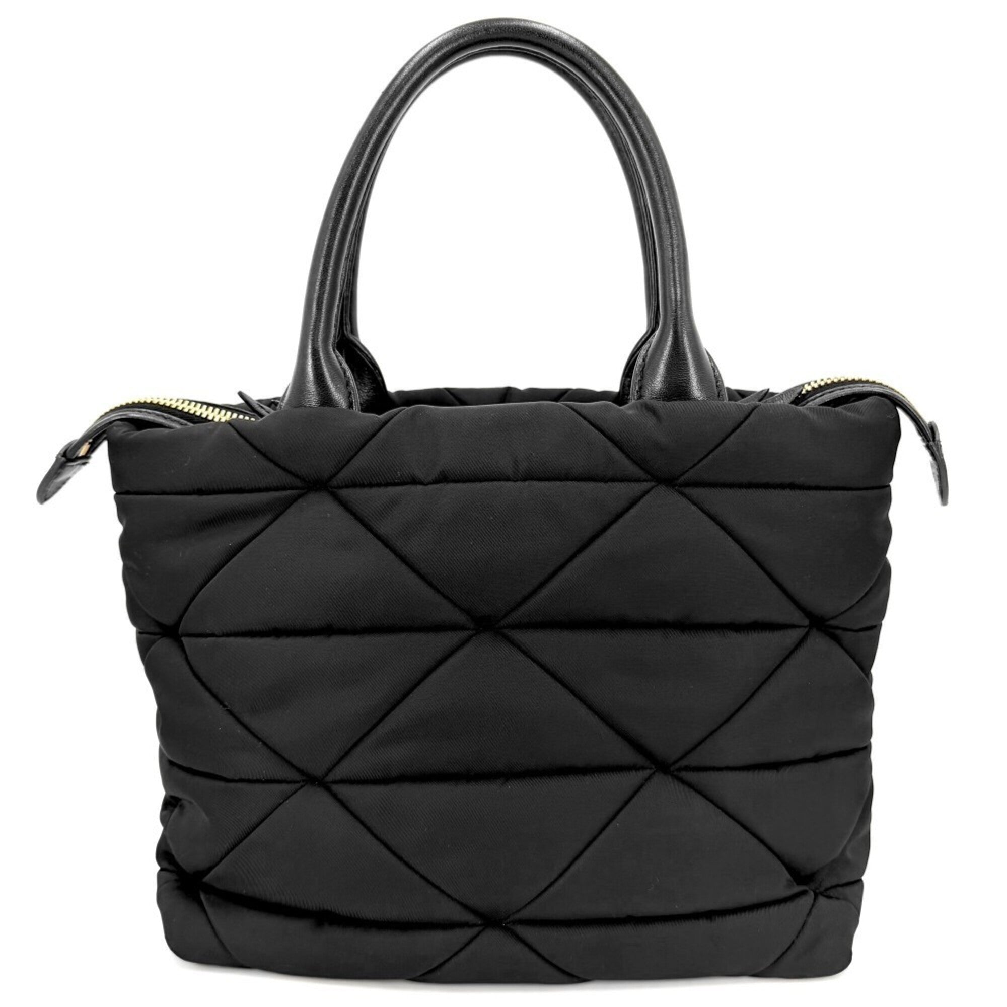 Prada Black Nylon Handbag Pouch Shoulder Bag Tote Bag (Pre-Owned)