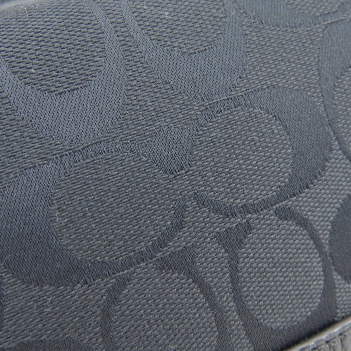 Coach Black Signature Line Shoulder Bag (Pre-Owned)