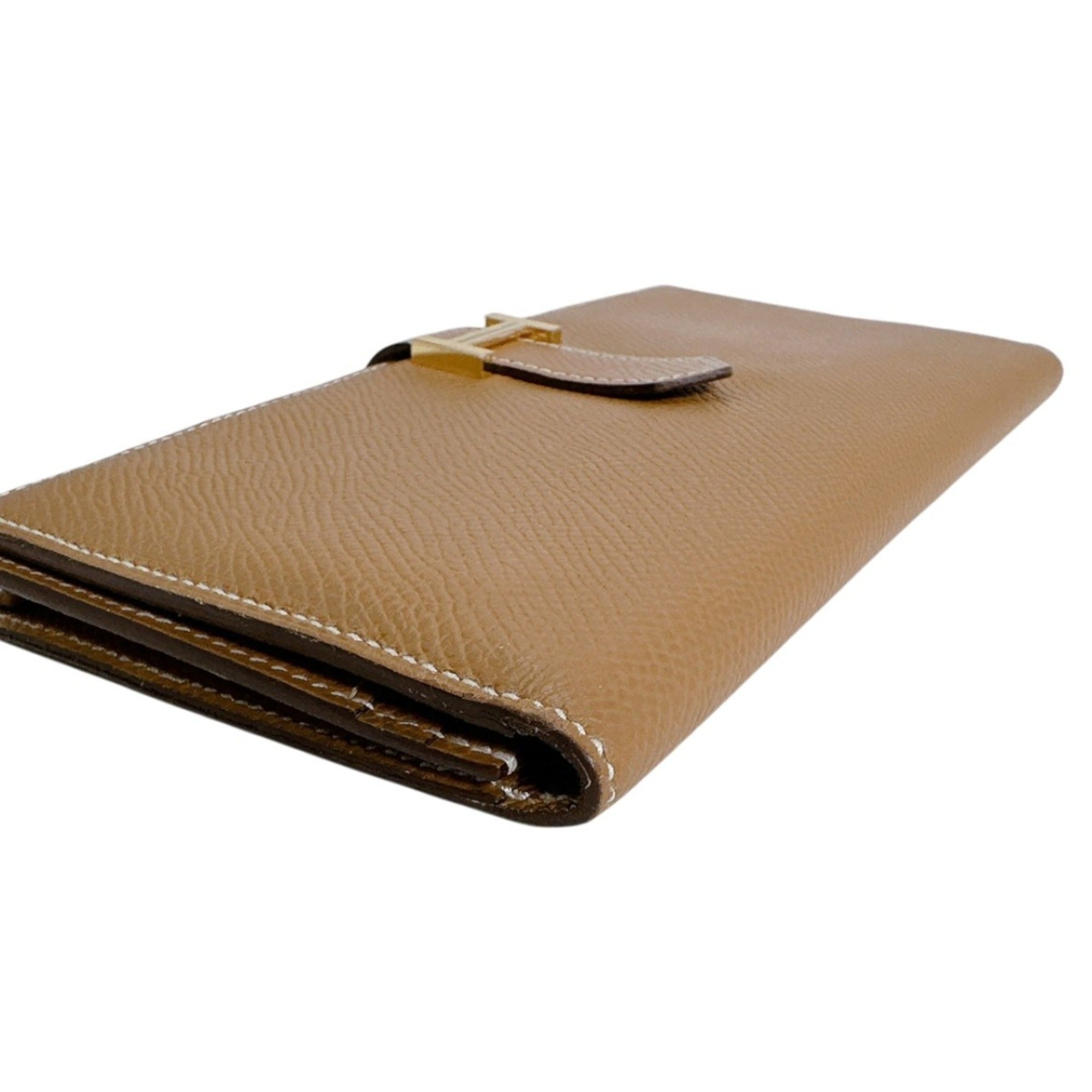 Hermes Brown Epsom Leather Wallet (Bi-Fold) (Pre-Owned)