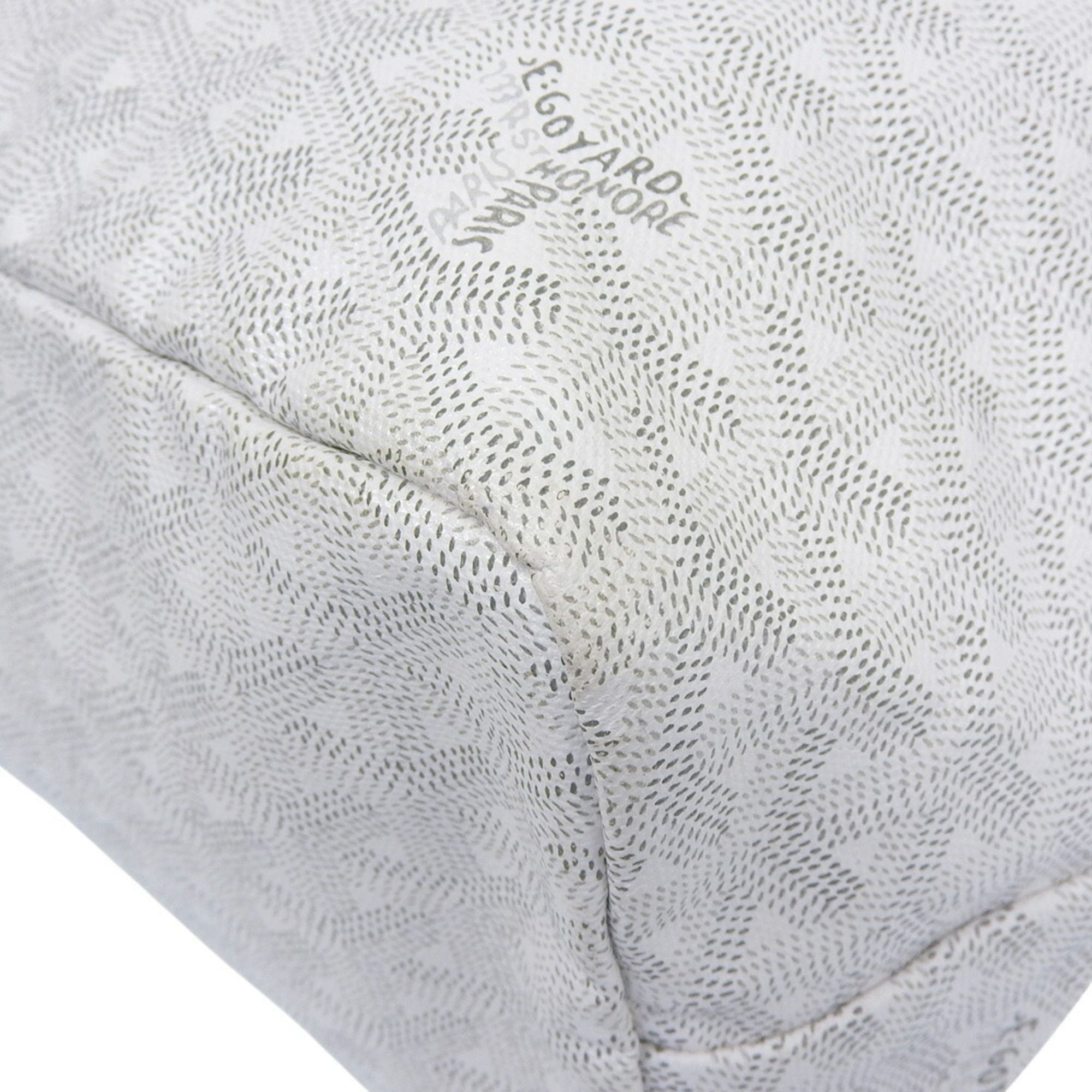 Goyard White Pvc Tote Bag (Pre-Owned)