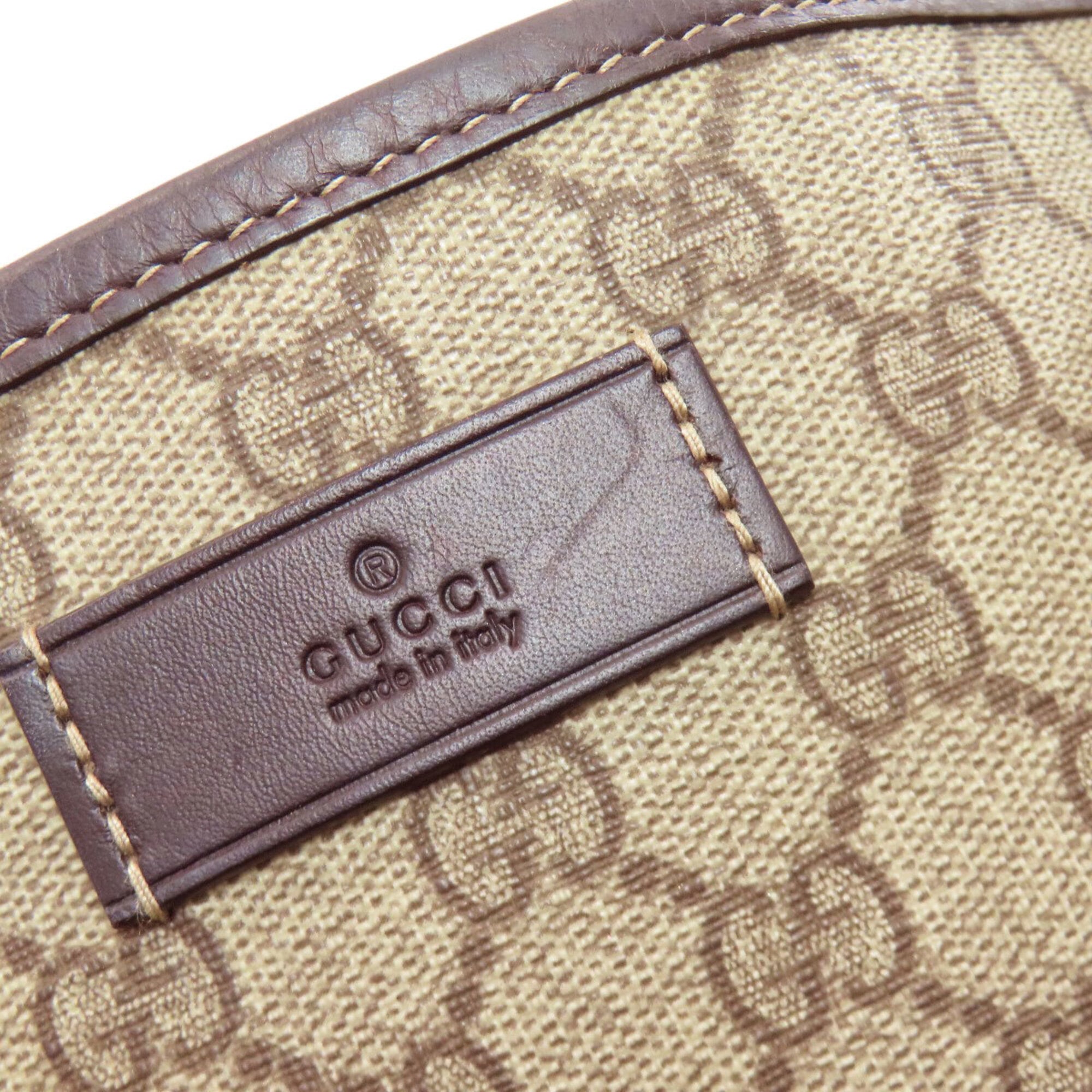 Gucci Brown Pvc Tote Bag (Pre-Owned)