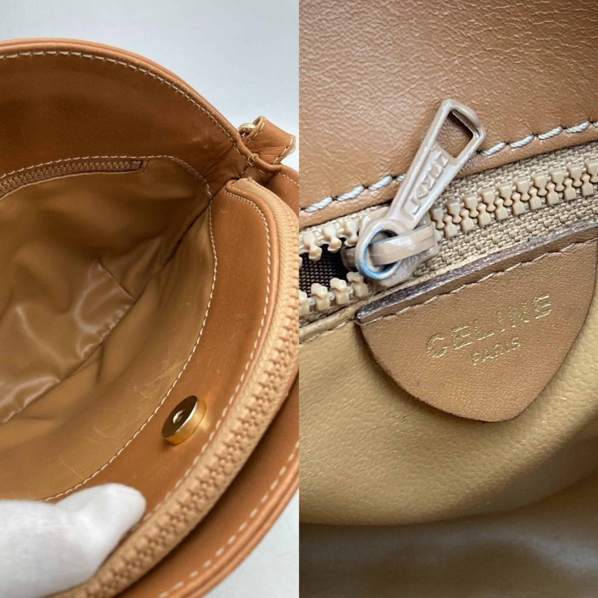 Celine Macadam Brown Pvc Leather Shoulder Bag (Pre-Owned)