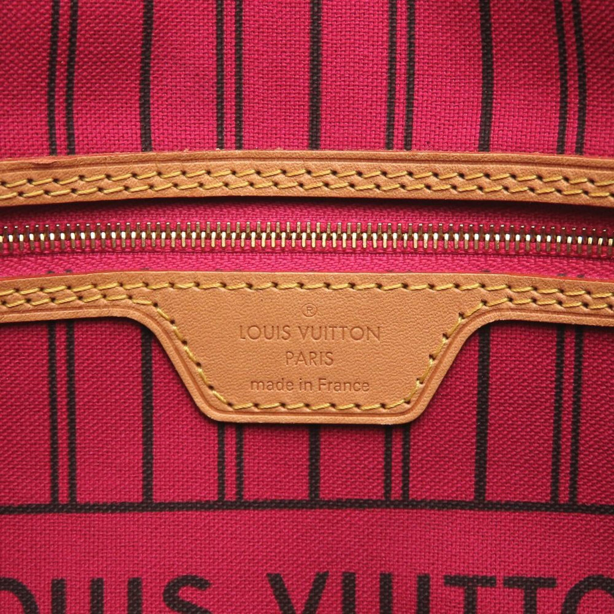 Louis Vuitton Monogram Brown Fuchsia Monogram Tote Bag (Pre-Owned)