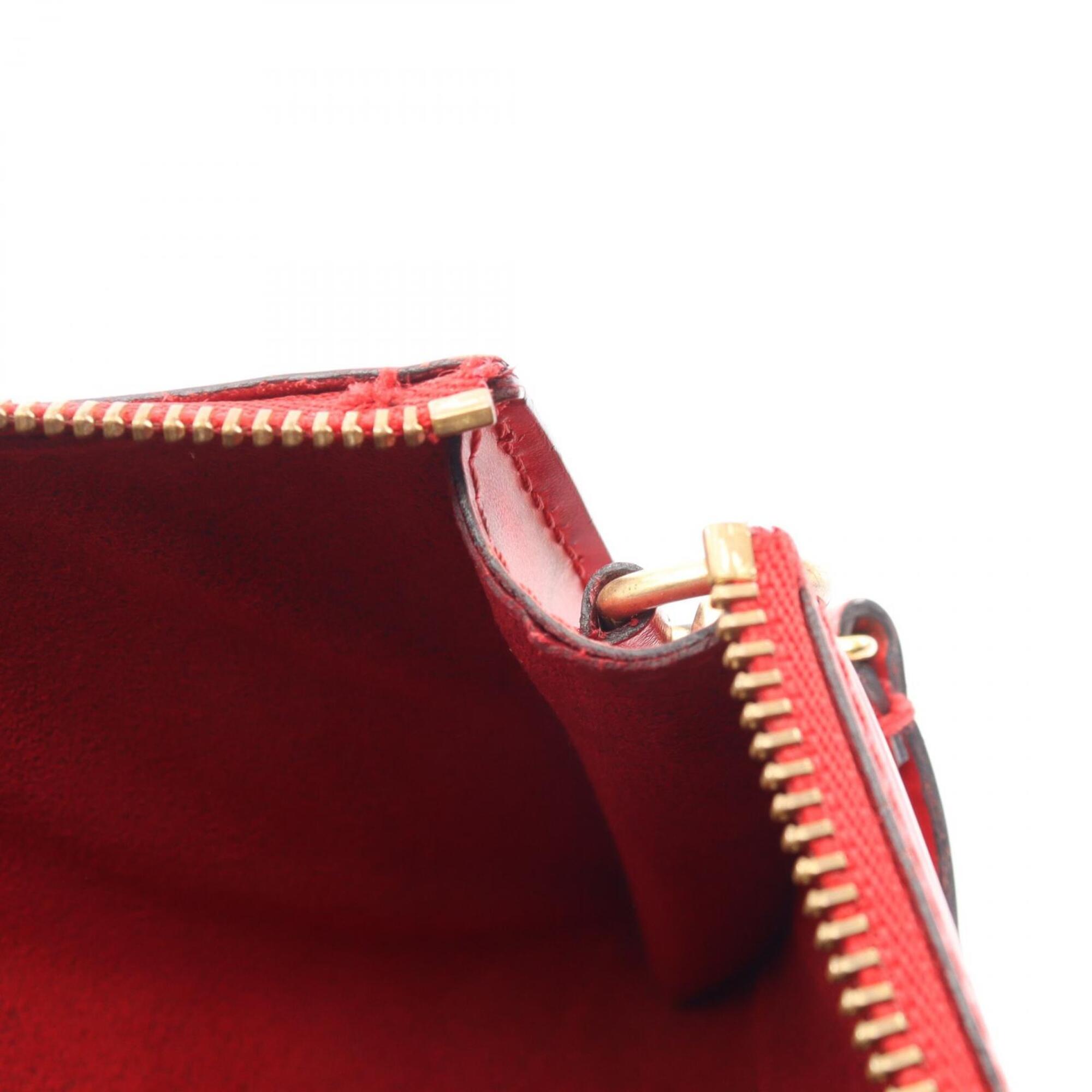 Louis Vuitton Epi Castilian Red Red Color Leather Handbag (Pre-Owned)