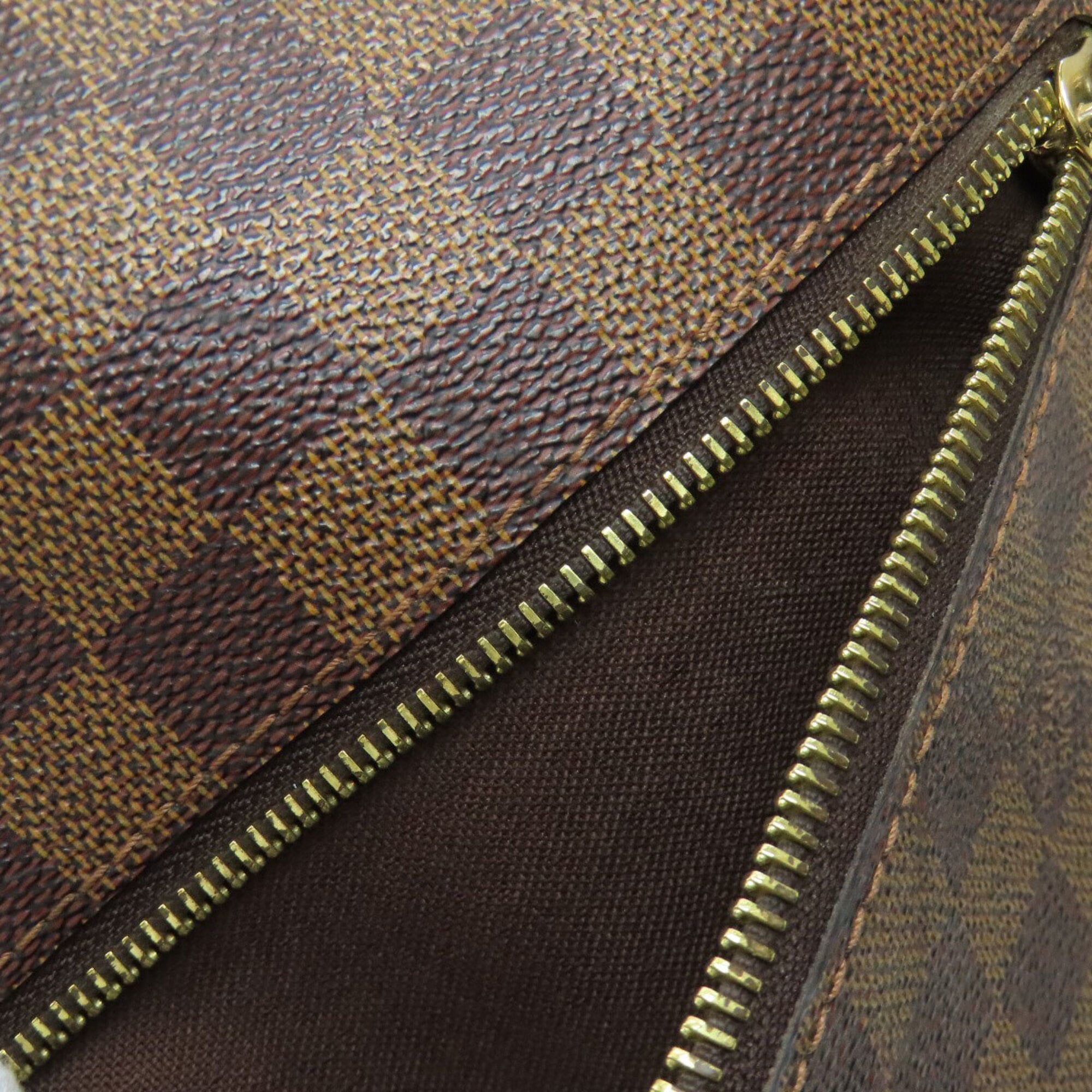 Louis Vuitton Damier Canvas Ebene Damier Canvas Shoulder Bag (Pre-Owned)