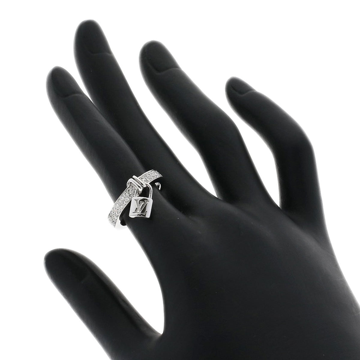 Louis Vuitton White Gold (18K) Band Ring (Pre-Owned)