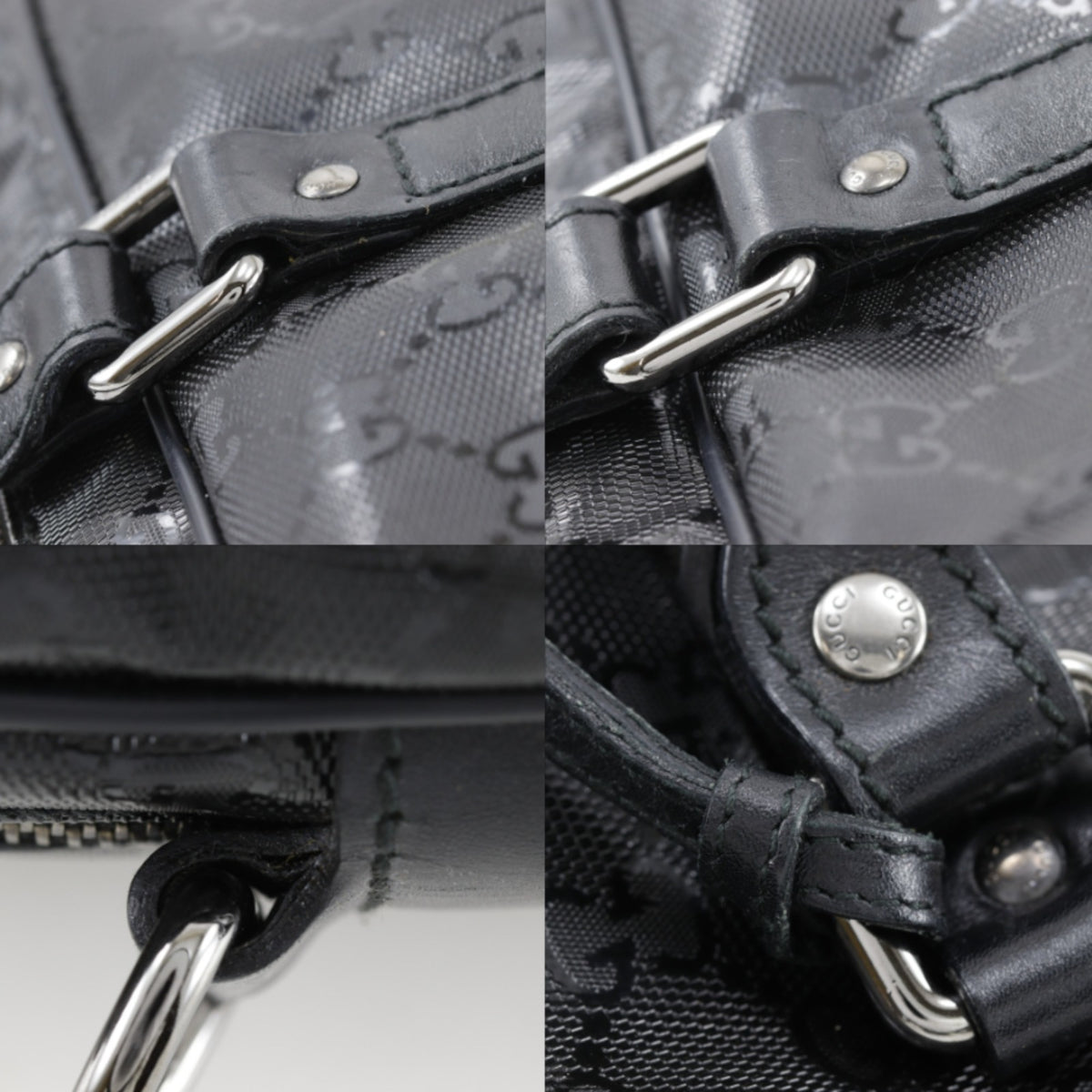 Gucci Black Pvc Handbag (Pre-Owned)