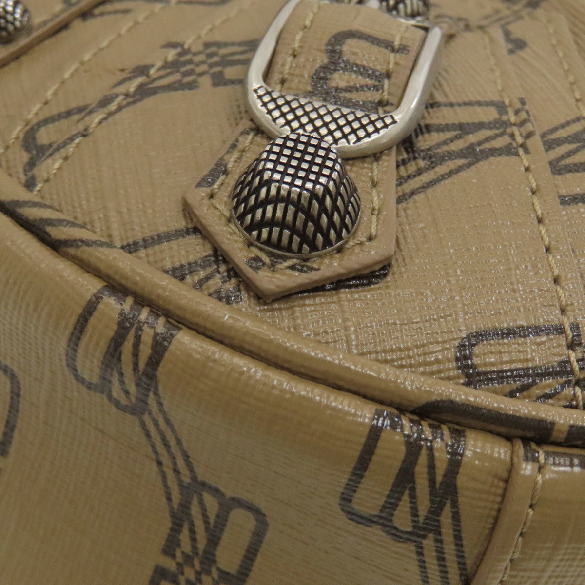 Balenciaga Brown Coated Canvas Handbag (Pre-Owned)