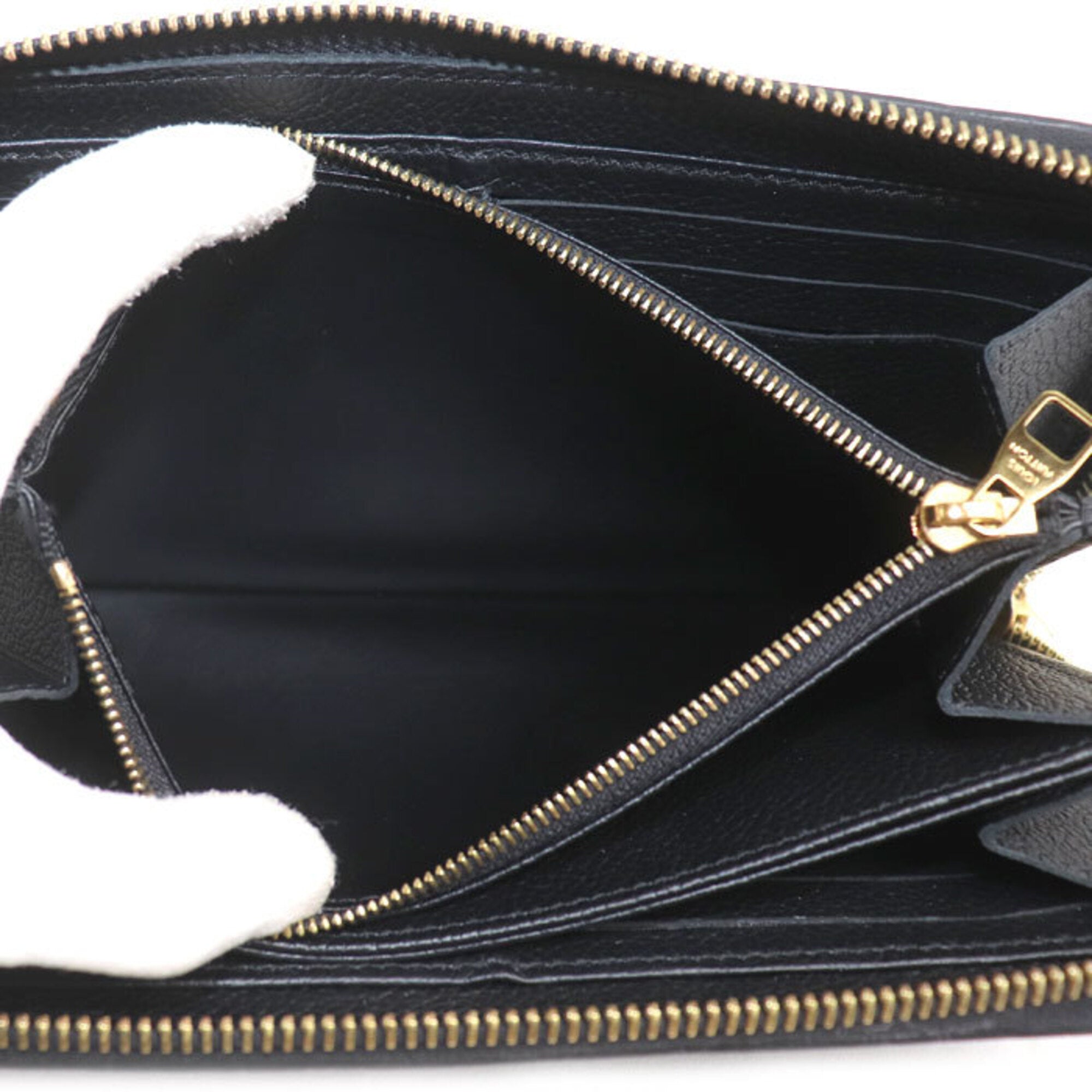 Louis Vuitton Black Monogram Empreinte Long Wallet (Bi-Fold) (Pre-Owned)
