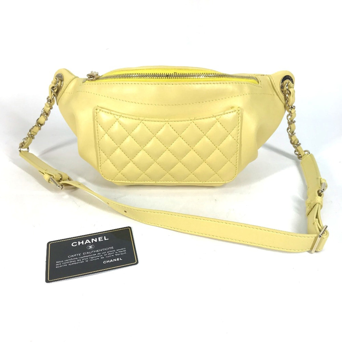 Chanel Yellow Leather Other (Pre-Owned)