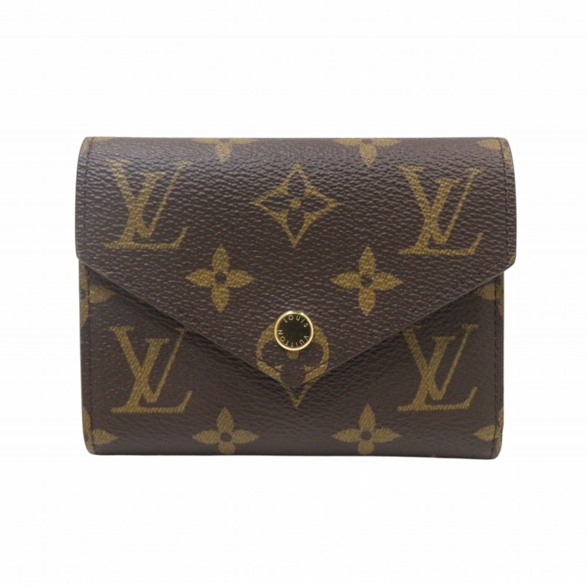 Louis Vuitton Brown Monogram Monogram Canvas Wallet (Tri-Fold) (Pre-Owned)