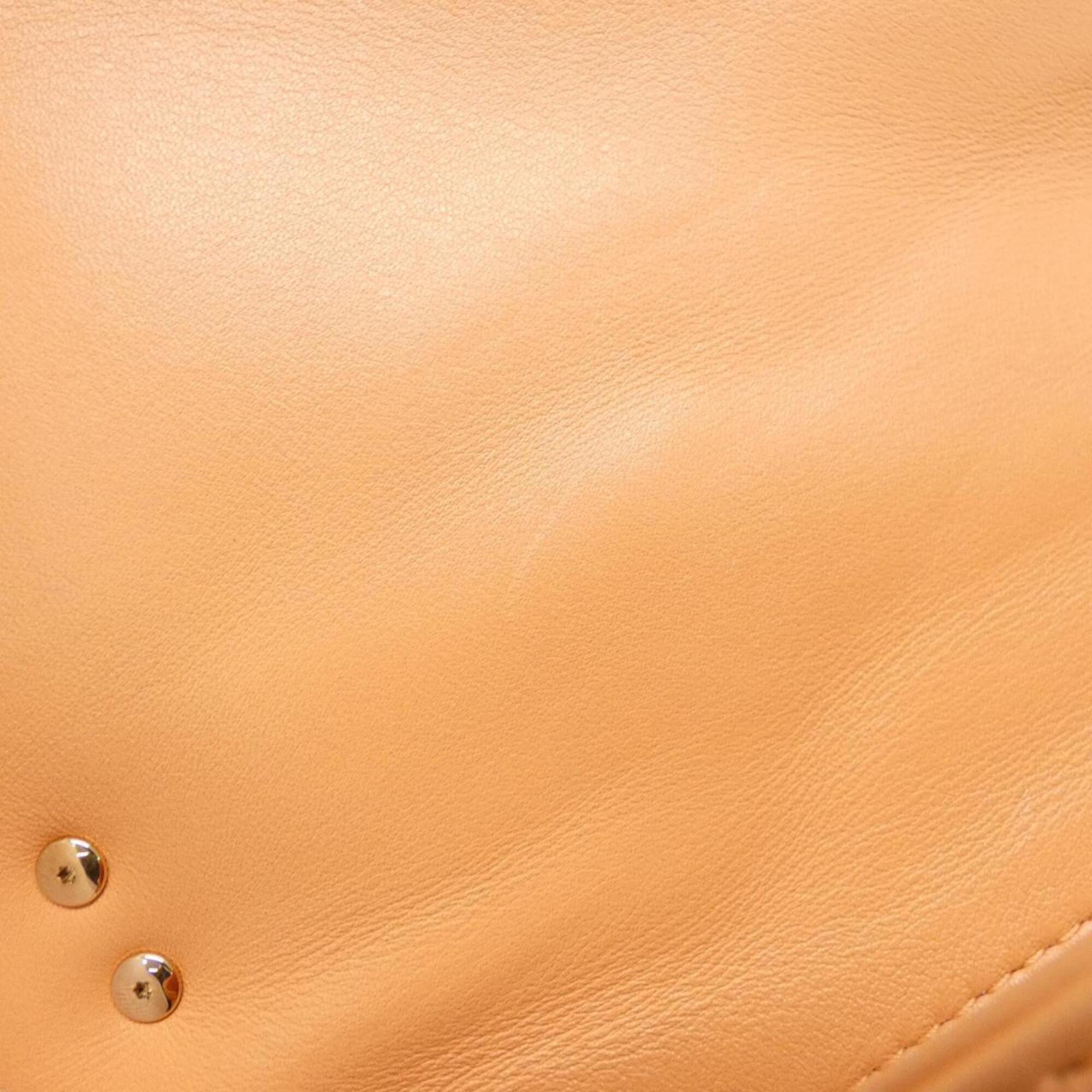 Bvlgari Orange Leather Handbag (Pre-Owned)