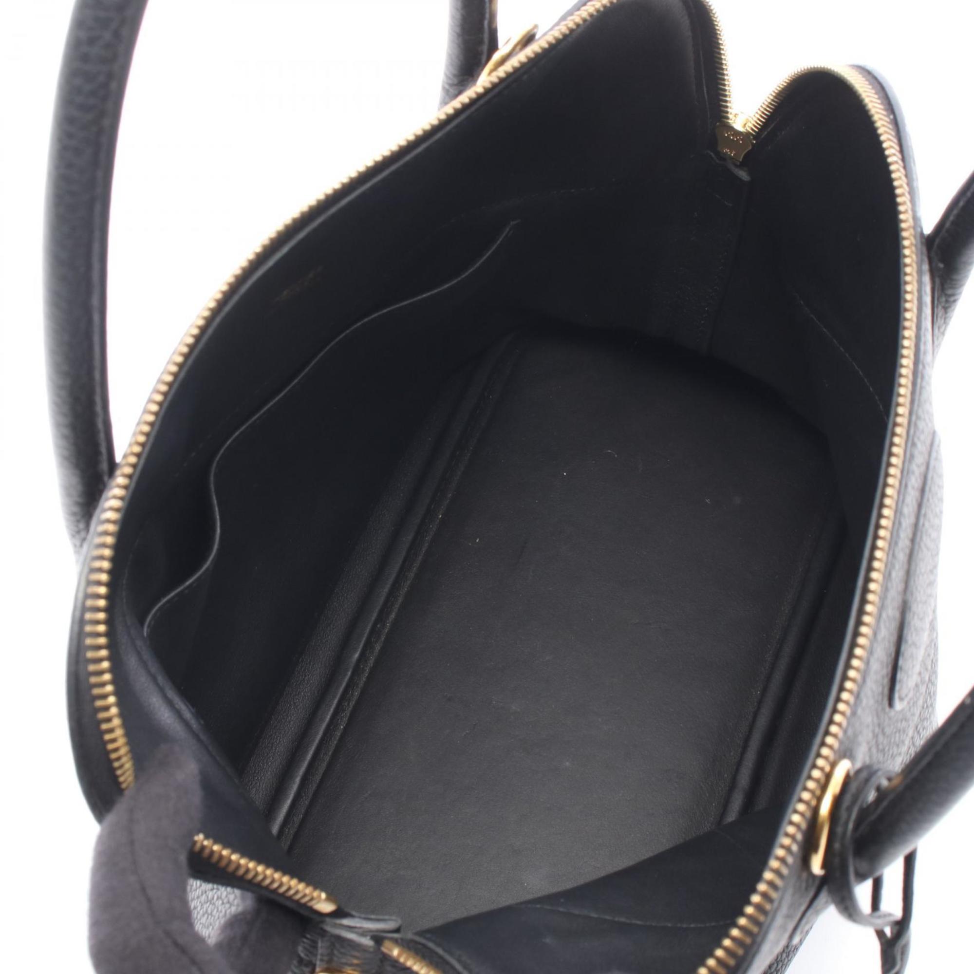 Hermes Black Taurillon Clemence Leather Handbag (Pre-Owned)