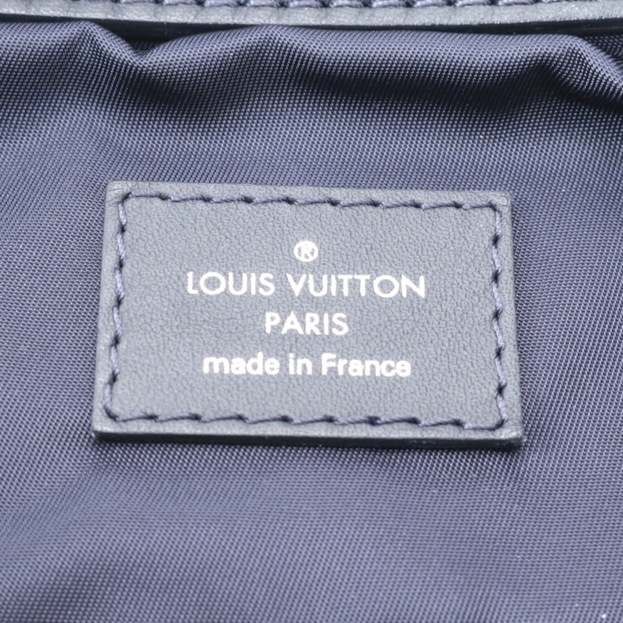 Louis Vuitton Navy Leather Shoulder Bag (Pre-Owned)