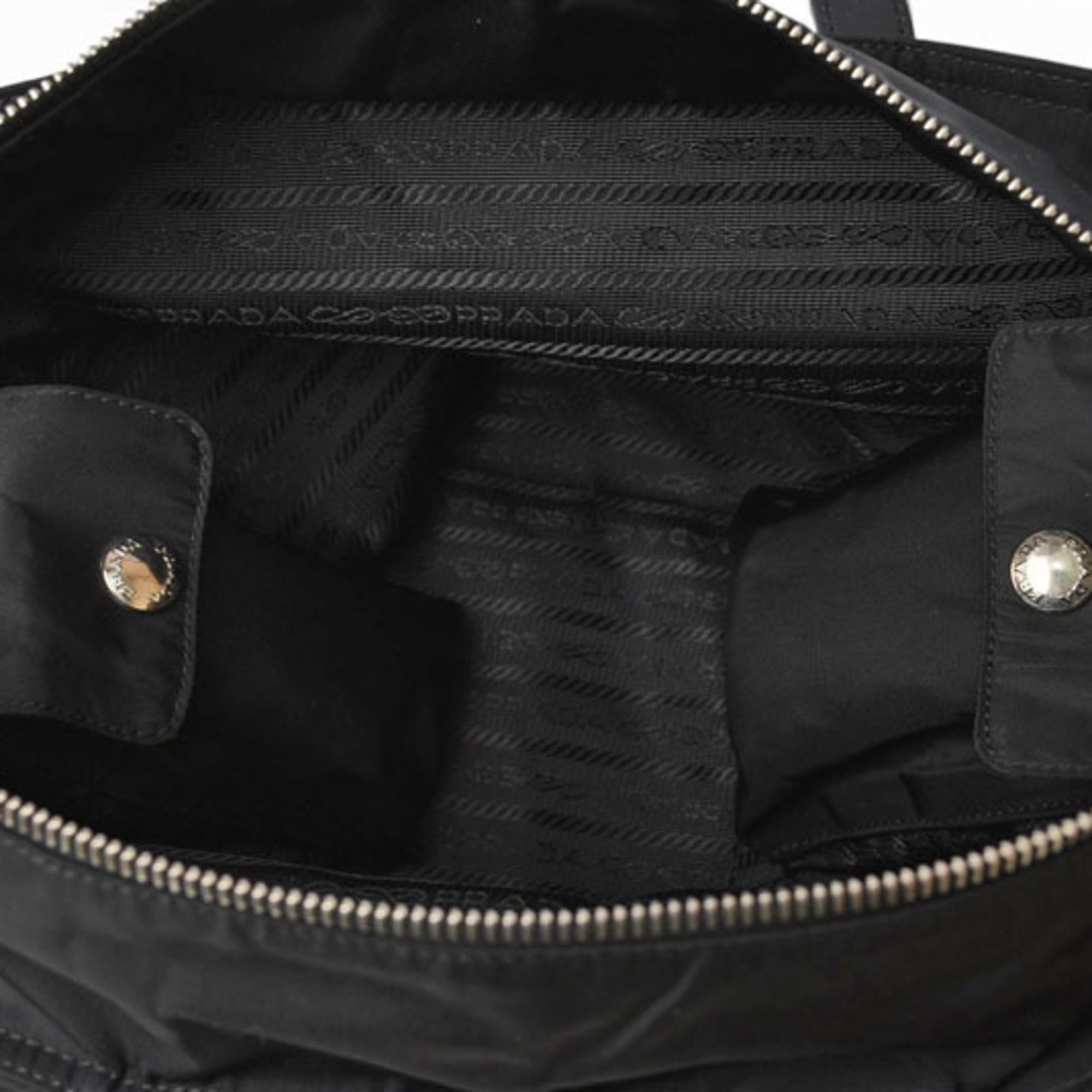 Prada Black Nero Nylon Tote Bag (Pre-Owned)