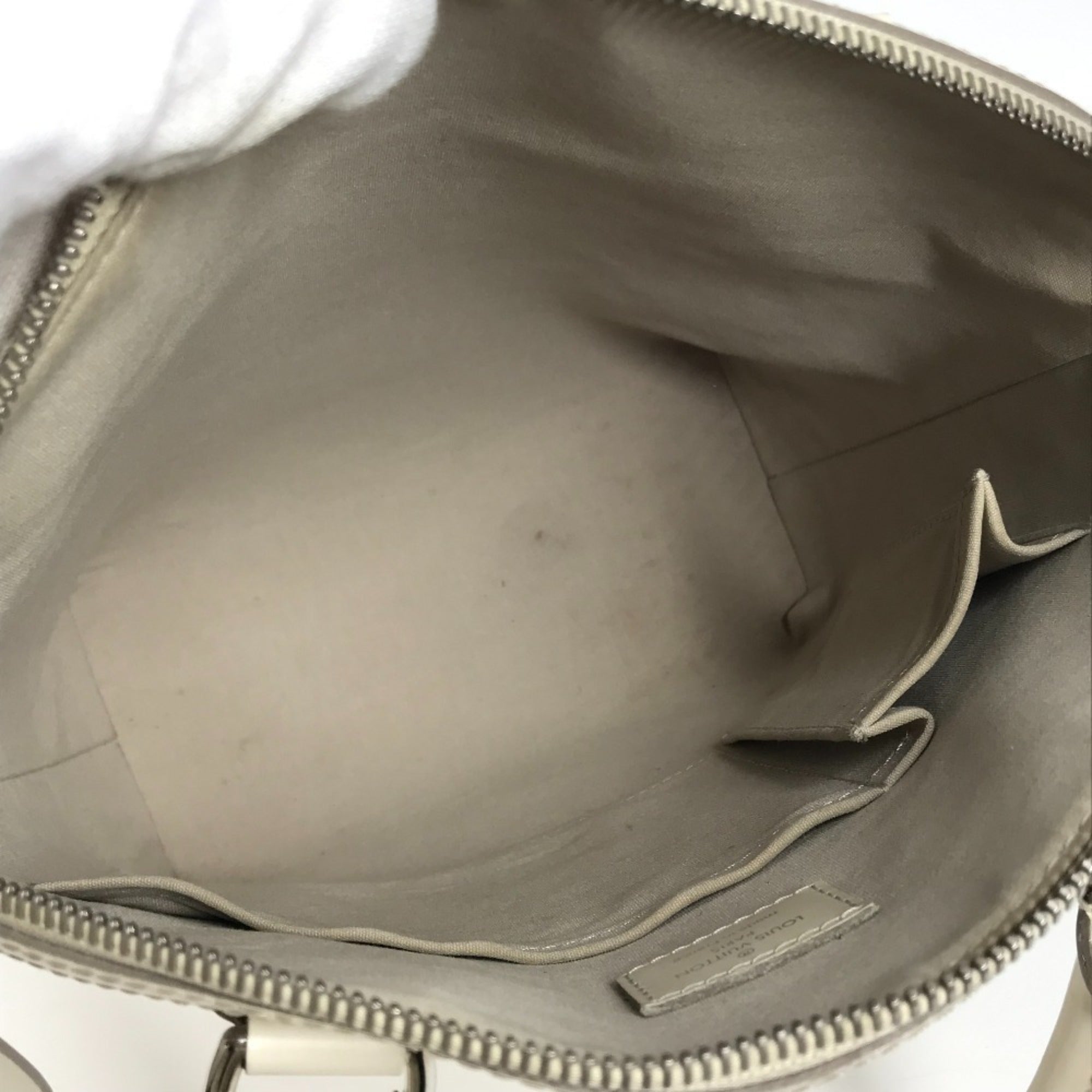 Louis Vuitton Epi Lv Off White Epi Leather Handbag Tote Bag (Pre-Owned)