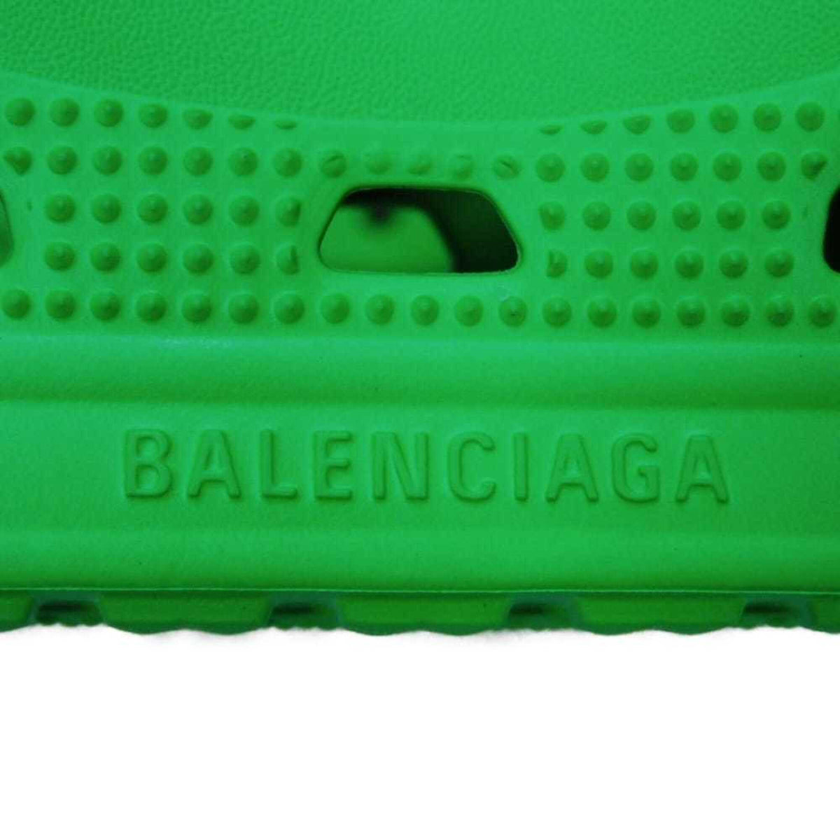 Balenciaga Green Rubber Pochette Shoulder Bag (Pre-Owned)
