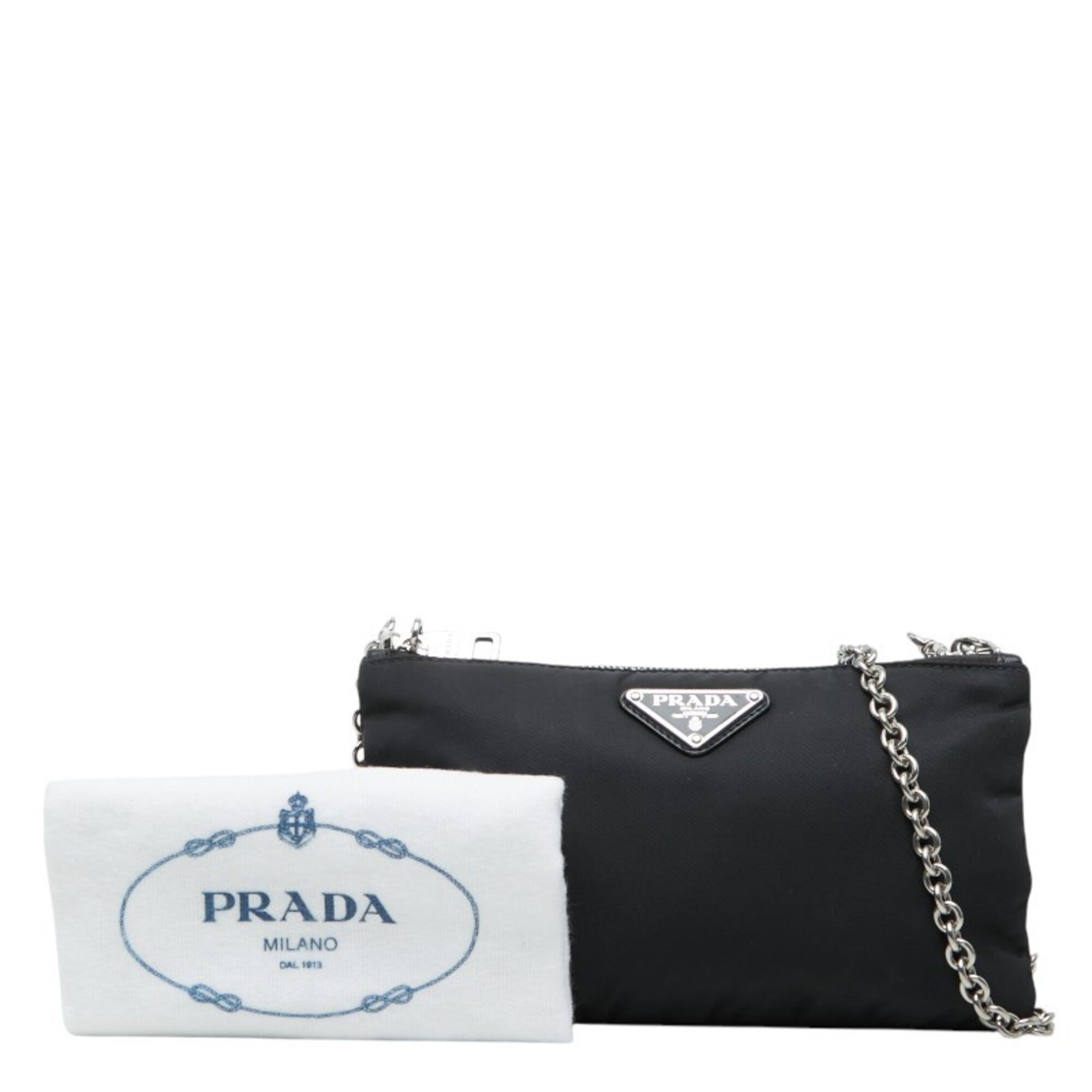 Prada Black Nylon Shoulder Bag (Pre-Owned)