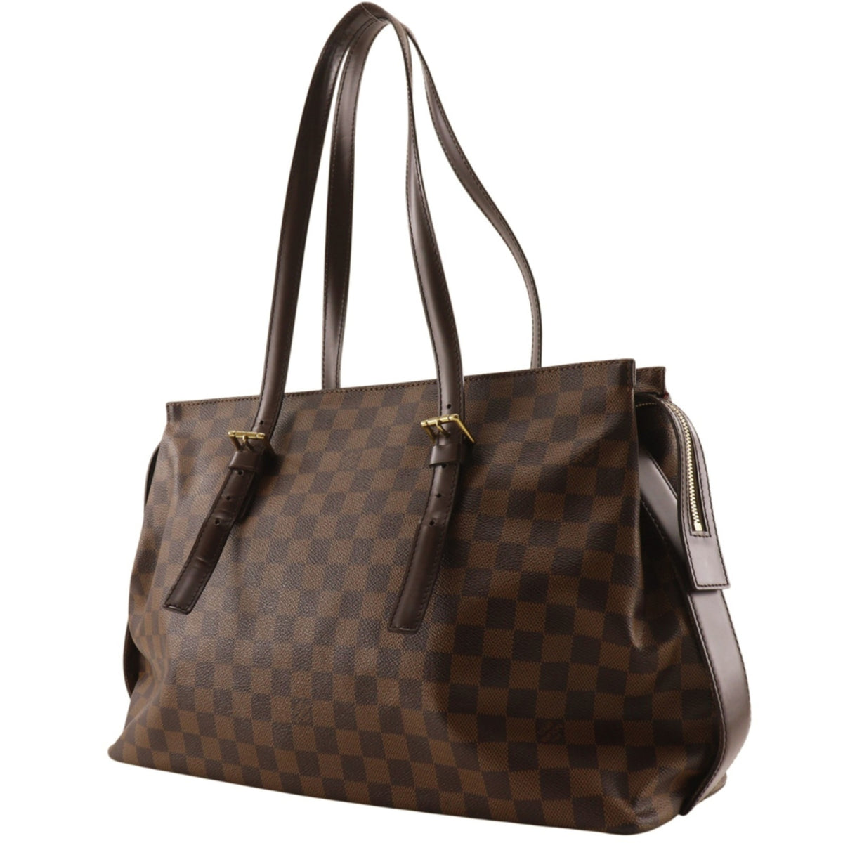 Louis Vuitton Brown Damier Canvas Tote Bag (Pre-Owned)