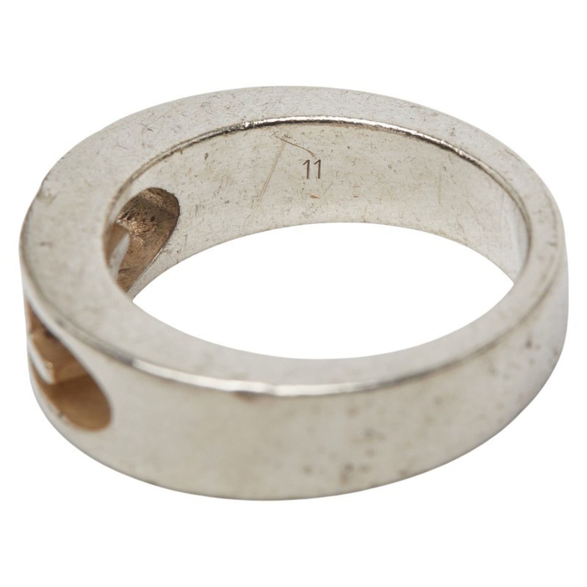 Gucci Silver 925 Band Ring (Pre-Owned)