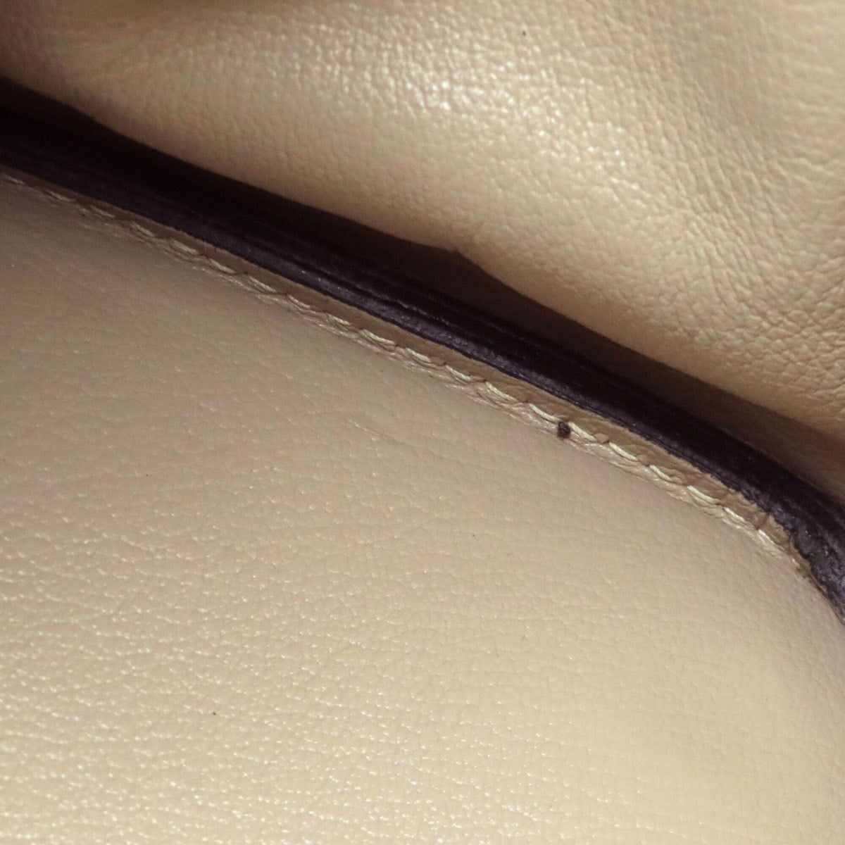 Hermes Beige Togo Leather Handbag (Pre-Owned)