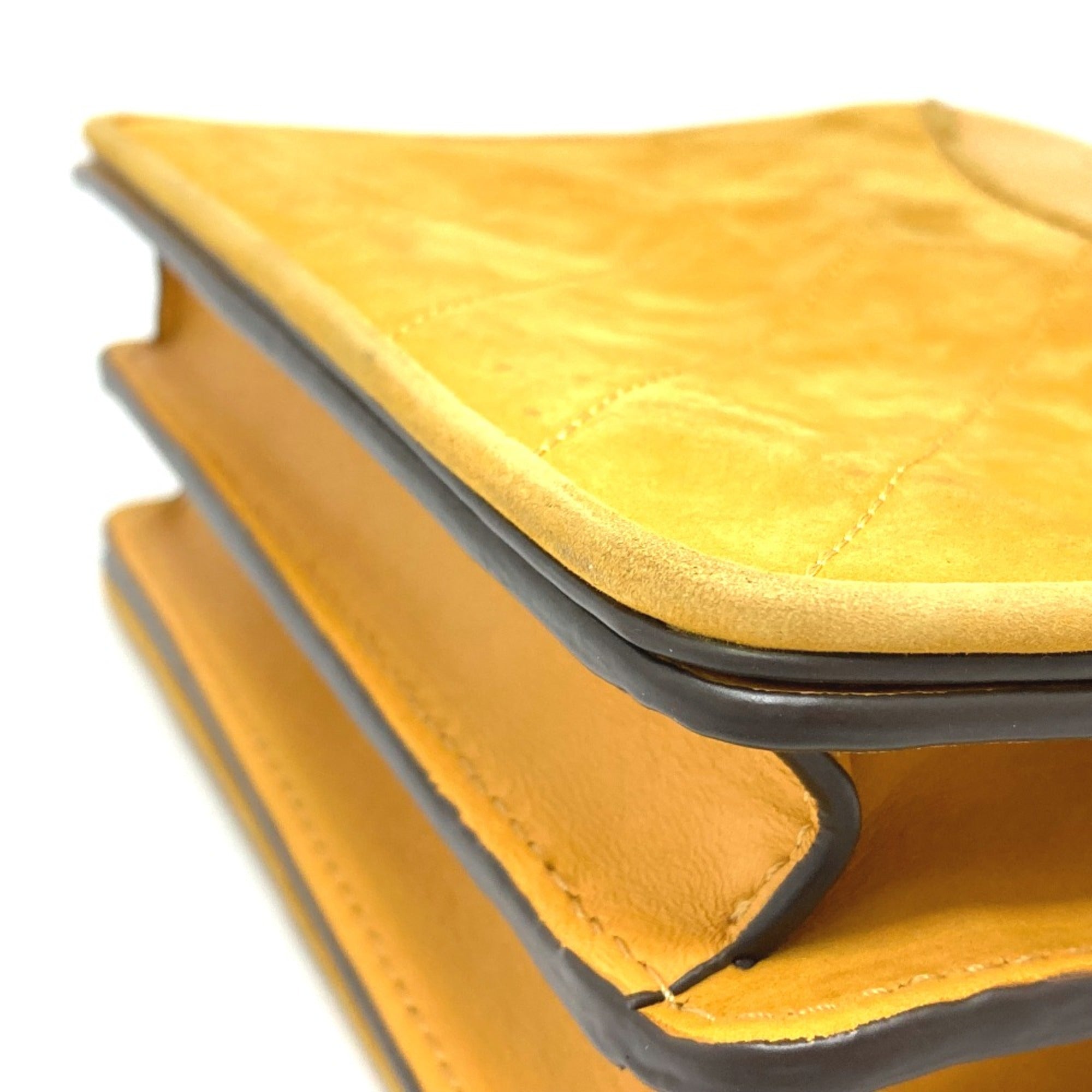 Tory Burch Yellow Leather Shoulder Bag (Pre-Owned)