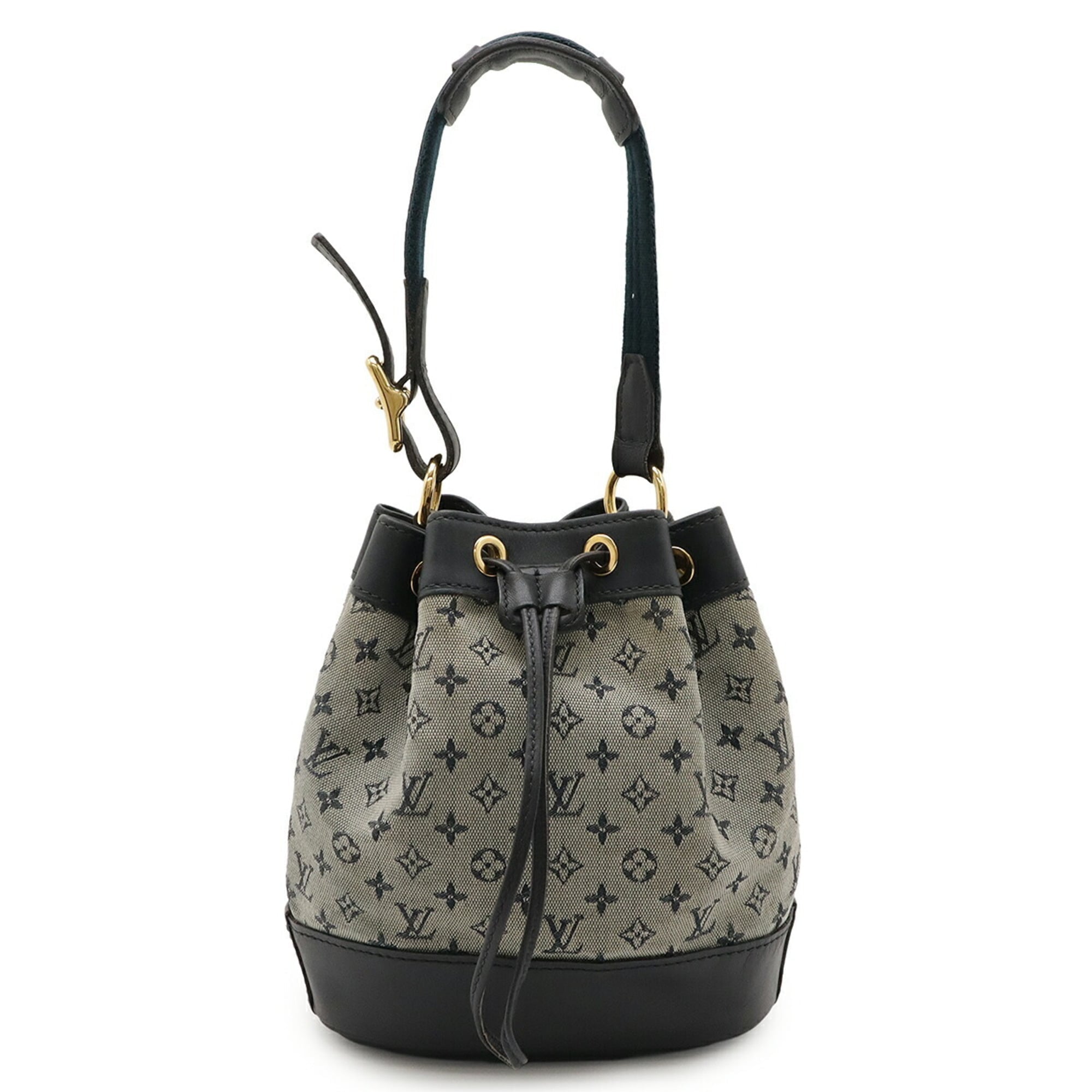 Louis Vuitton Blue Monogram Mini Leather Handbag Shoulder Bag (Pre-Owned)