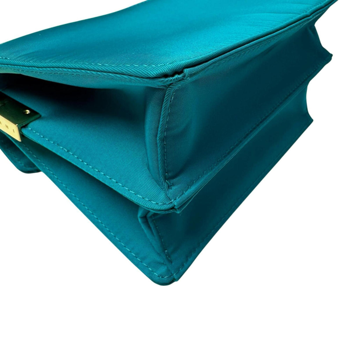 Marni Blue Green Nylon Shoulder Bag (Pre-Owned)